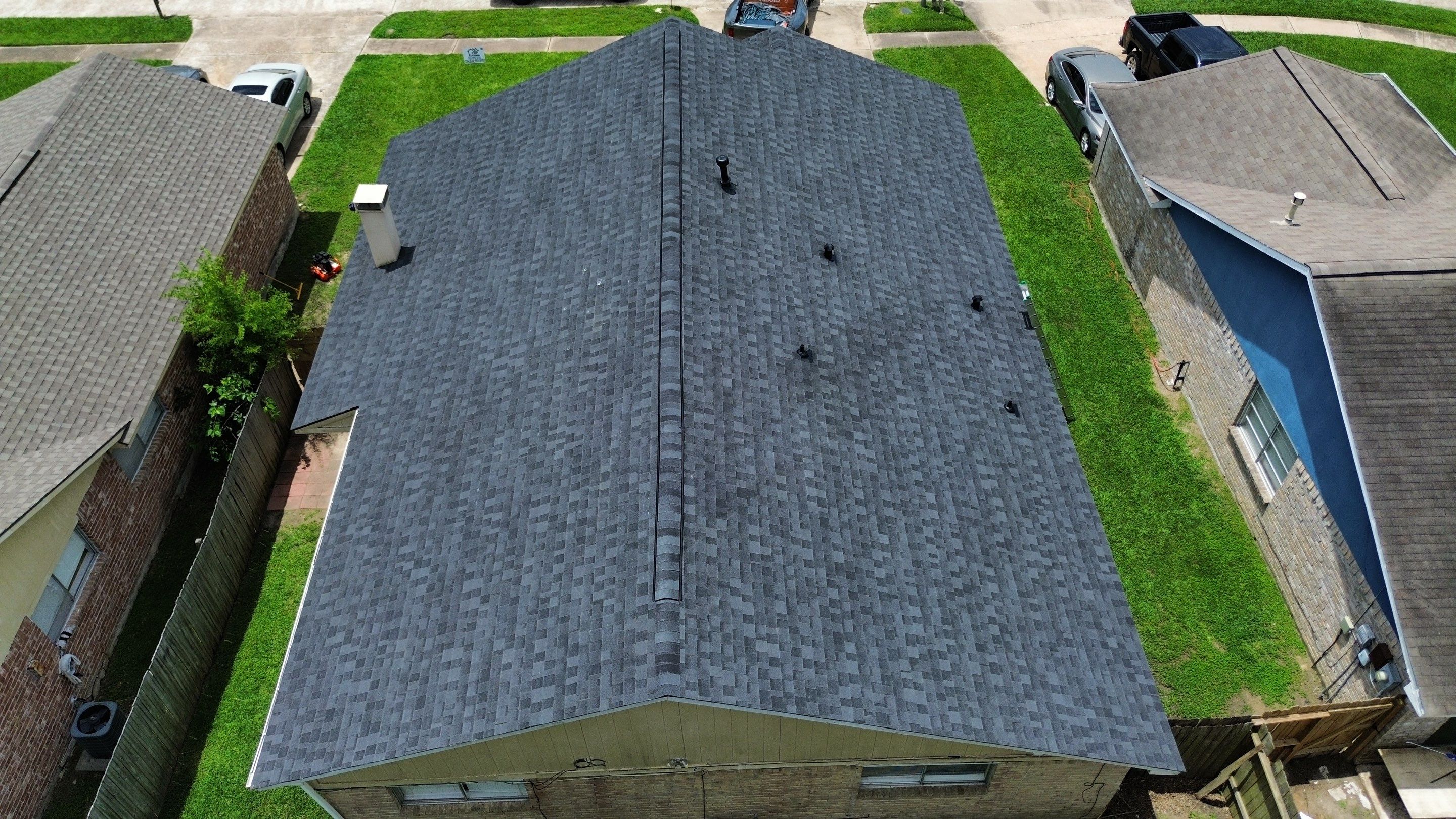 Roof remplacement with decking by CAP Roofing and Construction LLC