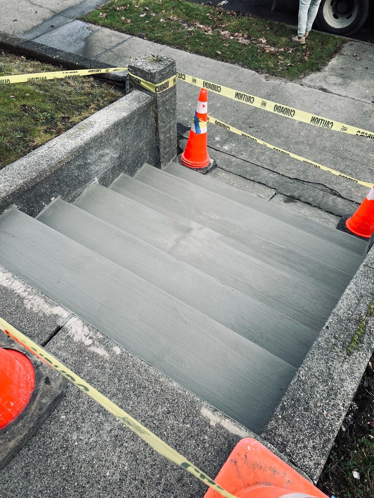 Resurface steps  by Jireh Asphalt & Concrete Inc 