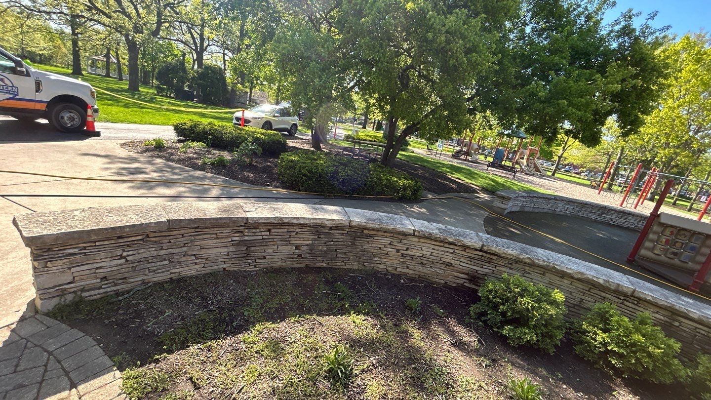 Playground cleaning by Northern Power Washing LLC.