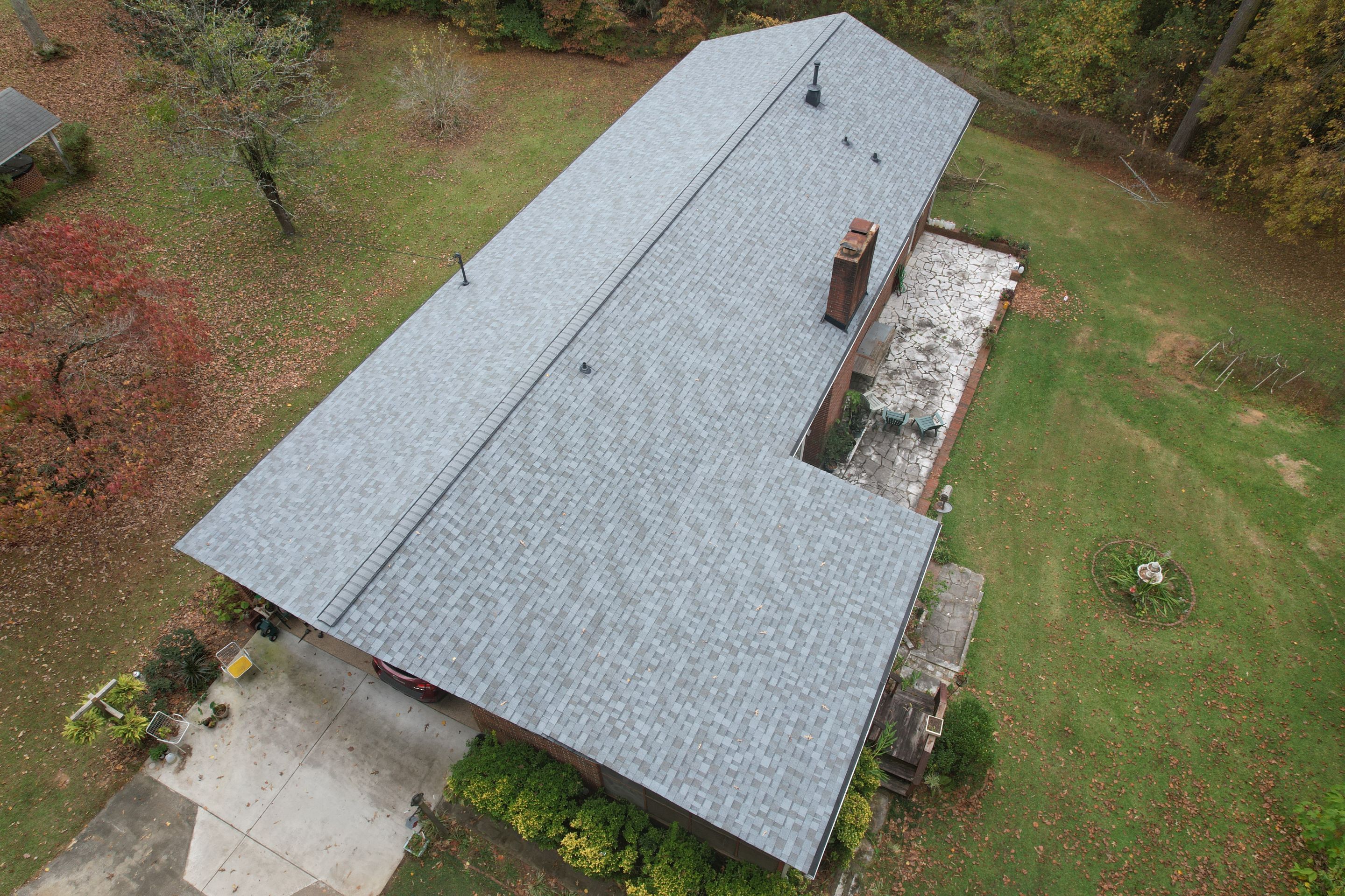 Residential Roof Replacement using Owens Corning Quary Gray by Inspector Roofing and Restoration