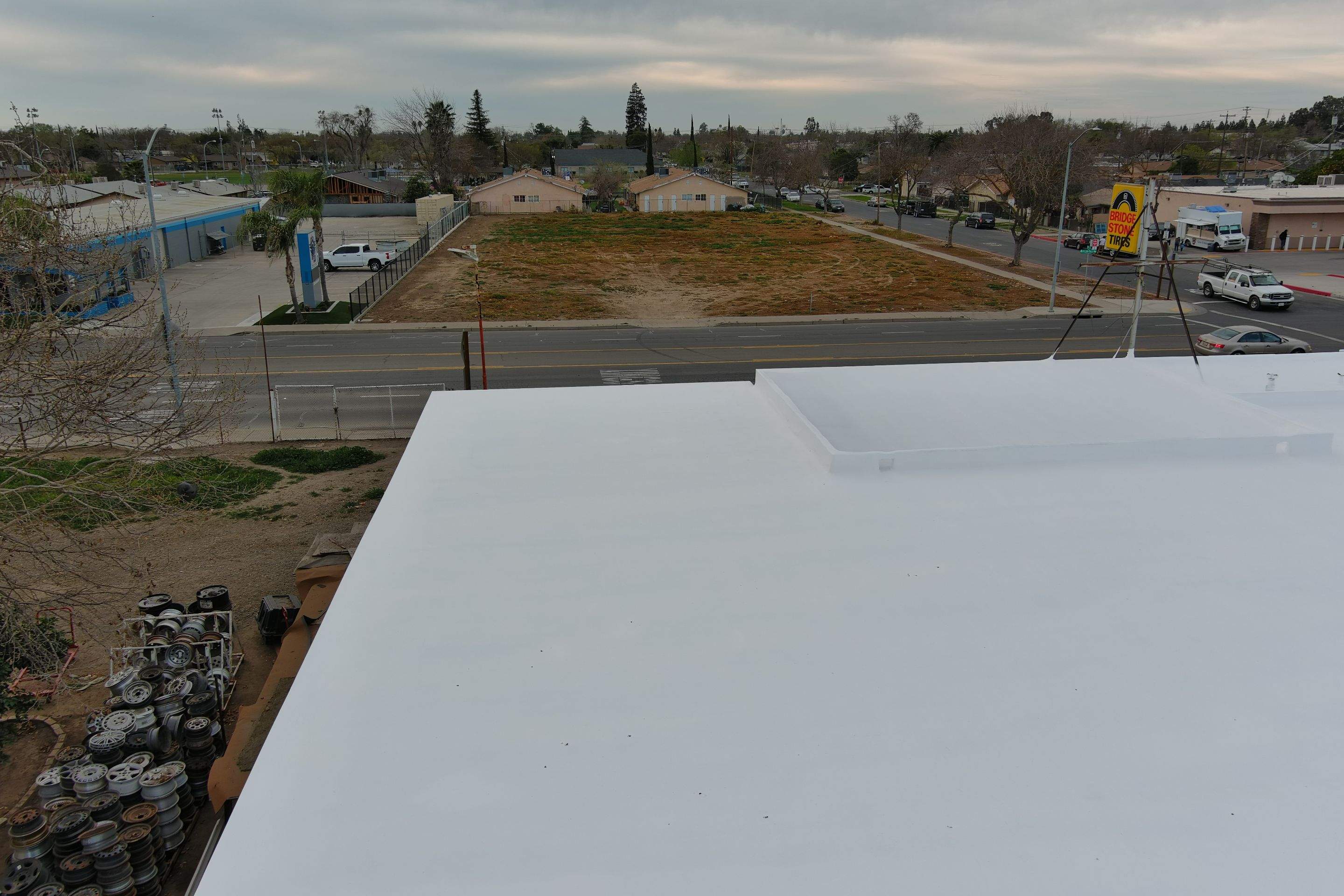 Spray foam and coatings using Conklin Benchmark/PUMA XL coatings and spray foam by Straight Edge Roofing Inc