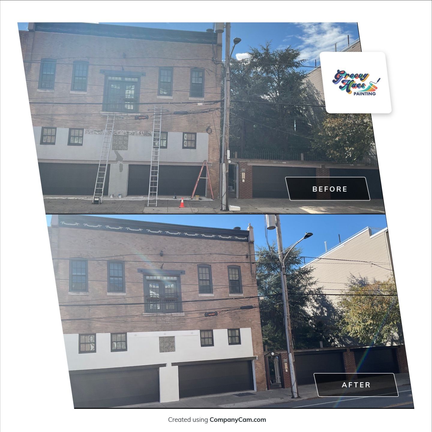 Exterior Refresh at Carriage Court Condominiums in Queen Village by Groovy Hues