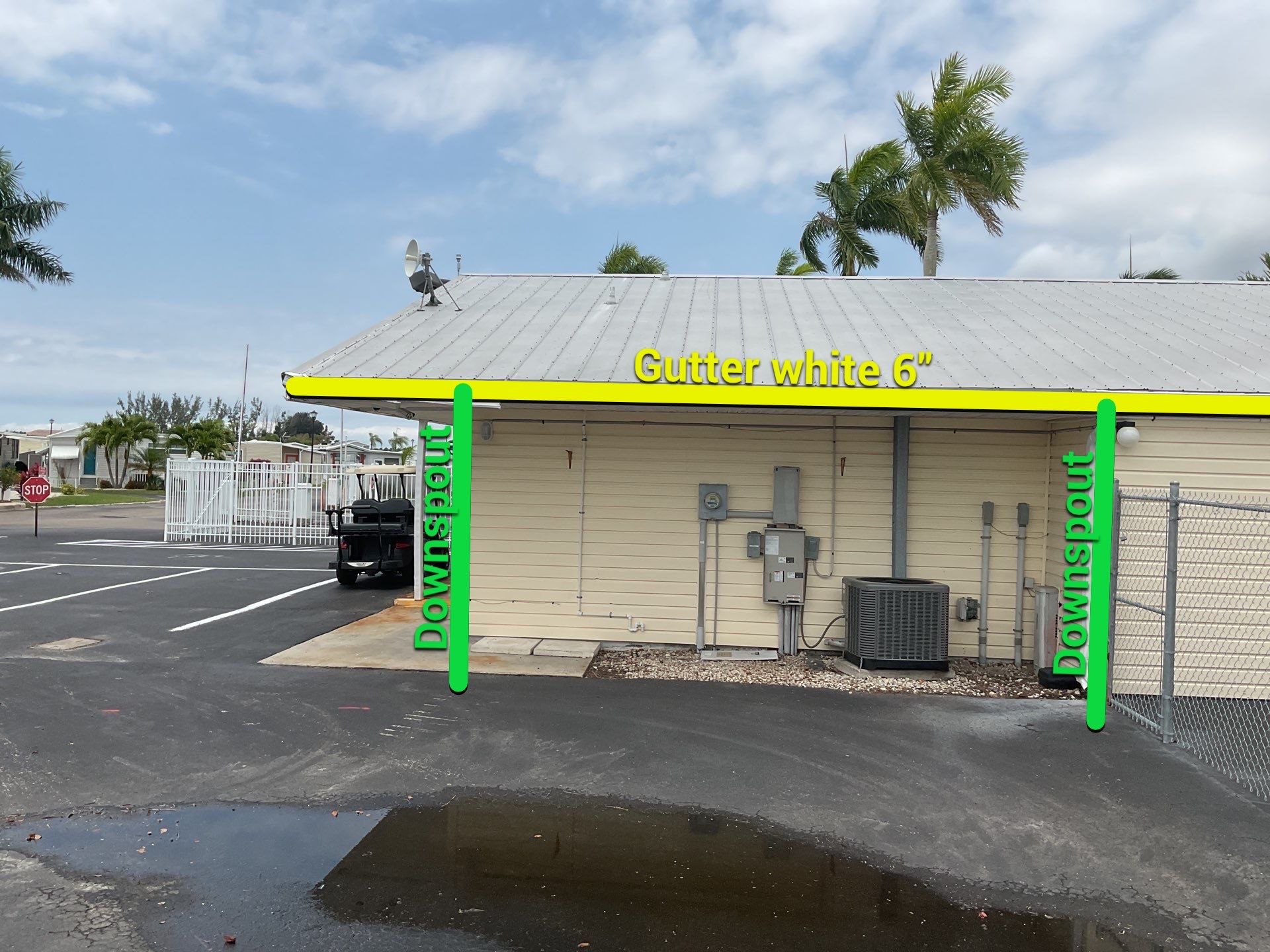Commercial Gutter Installation in Fort Myers FL by Gutter Professor by Gutter Professors