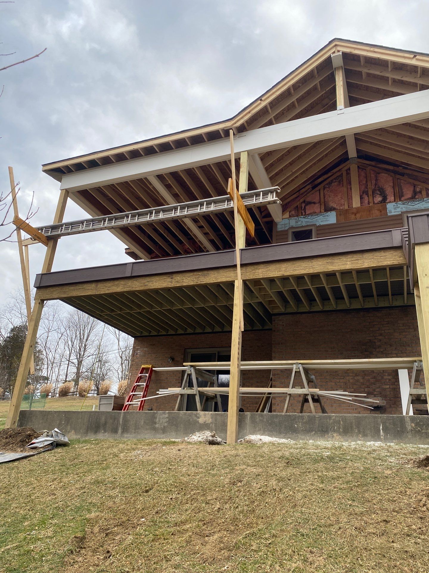 Deck and Roof Build by Cousins Roofing Siding & Decks