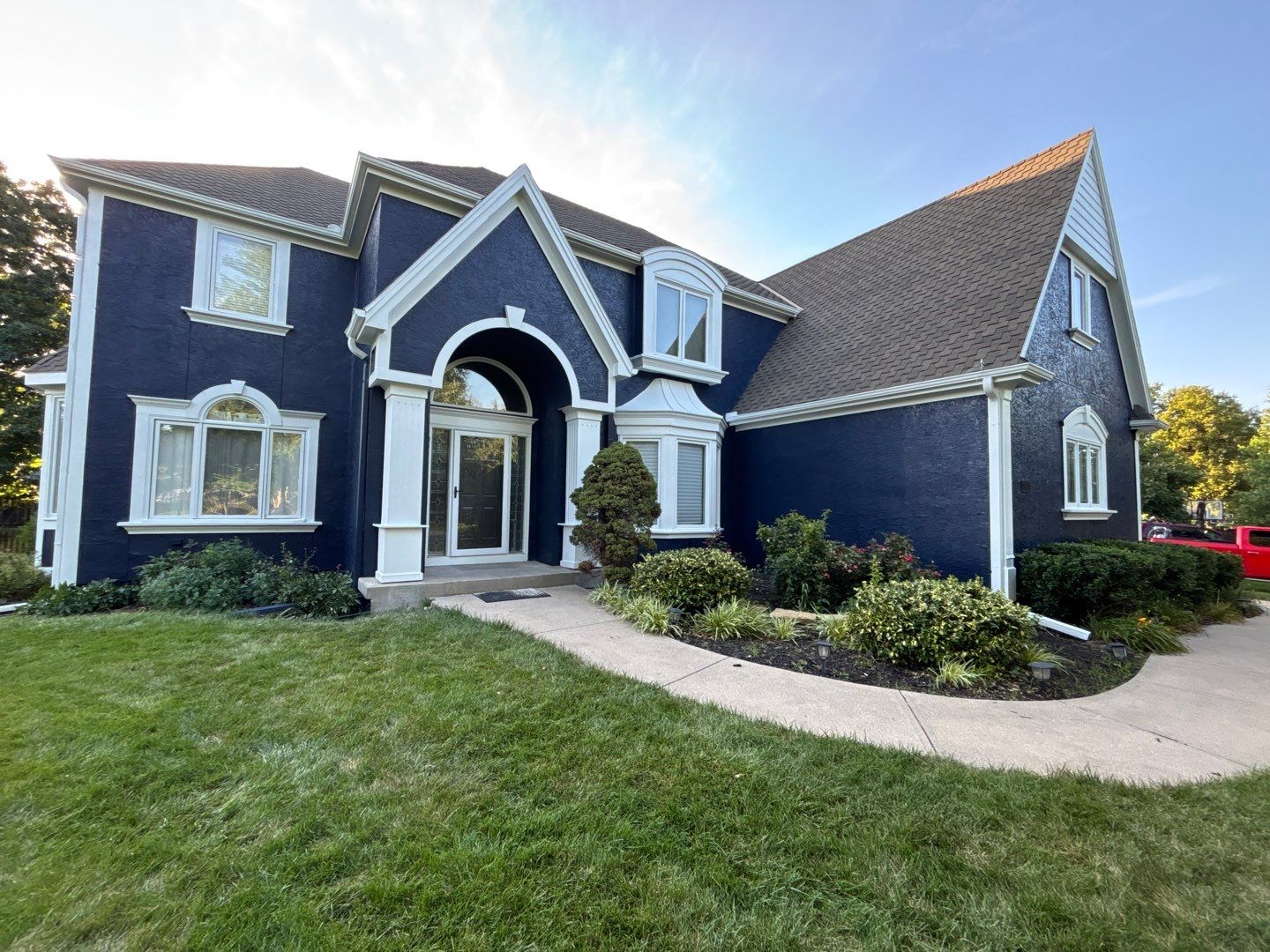 Exterior Painting and Extensive Wood Rot Repair in Overland Park by Cougar Painting