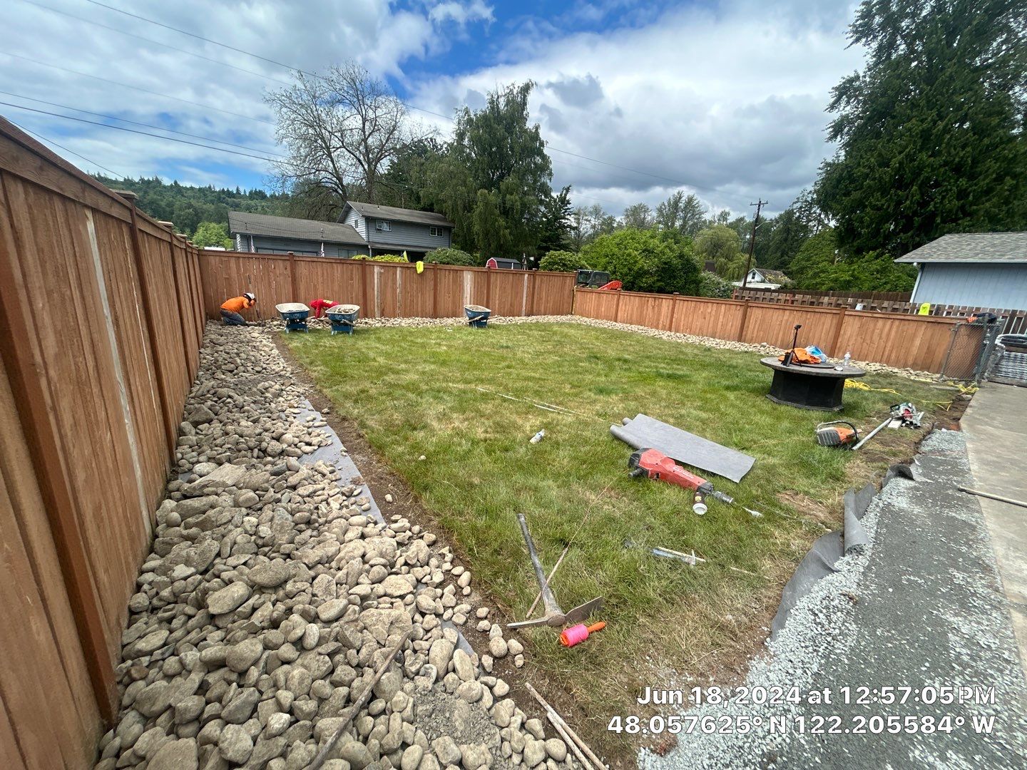 Connie G. Pavers Patio and Gravel Driveway by Jireh Asphalt & Concrete Inc 