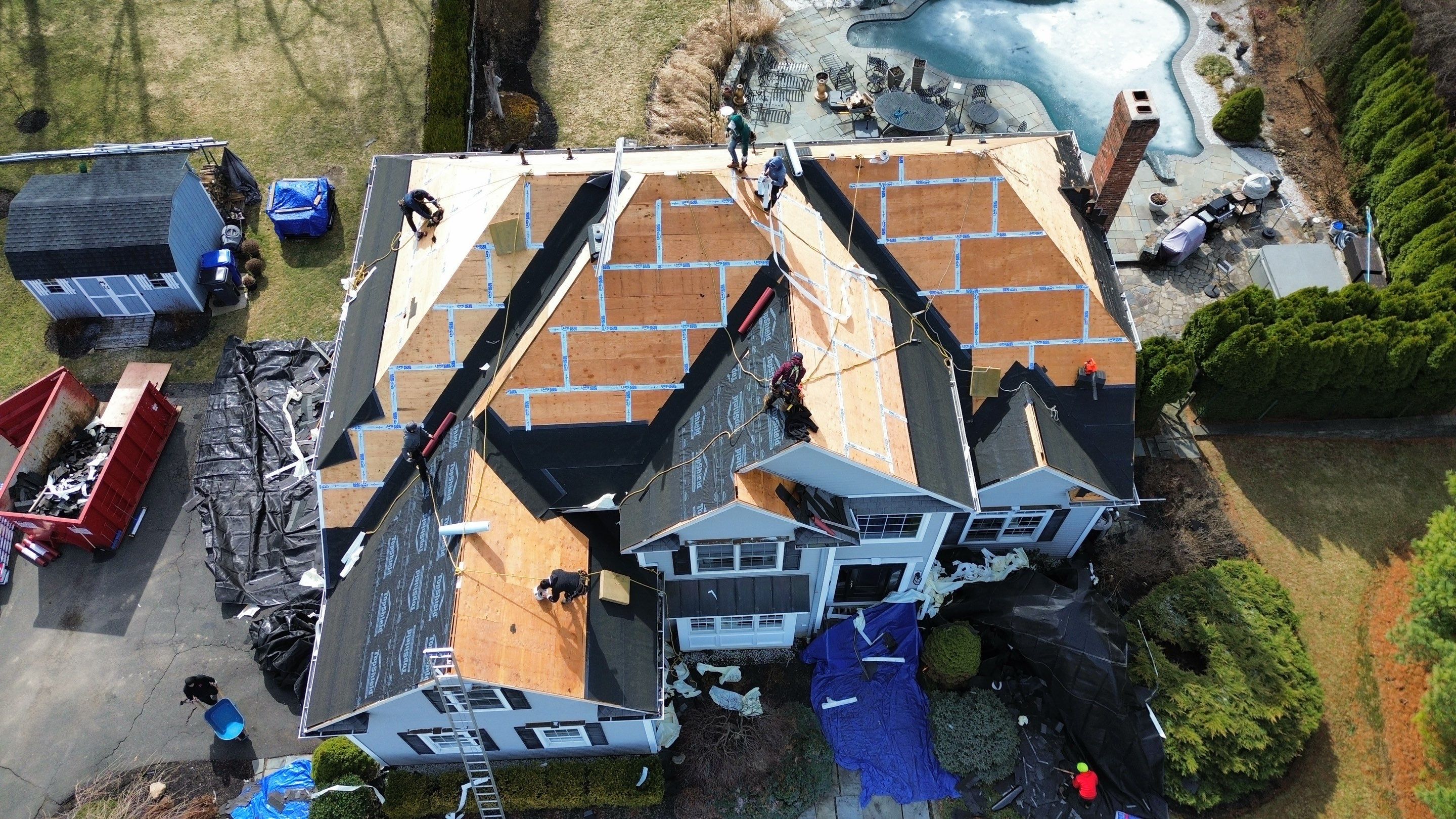 Federowicz Roof Completion by Royal Restoration CT 