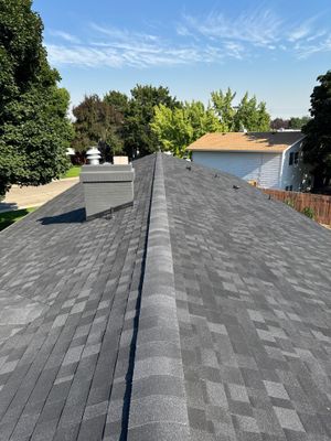 Asphalt Shingle Roof Replacement and Chimney Flashing in Boise