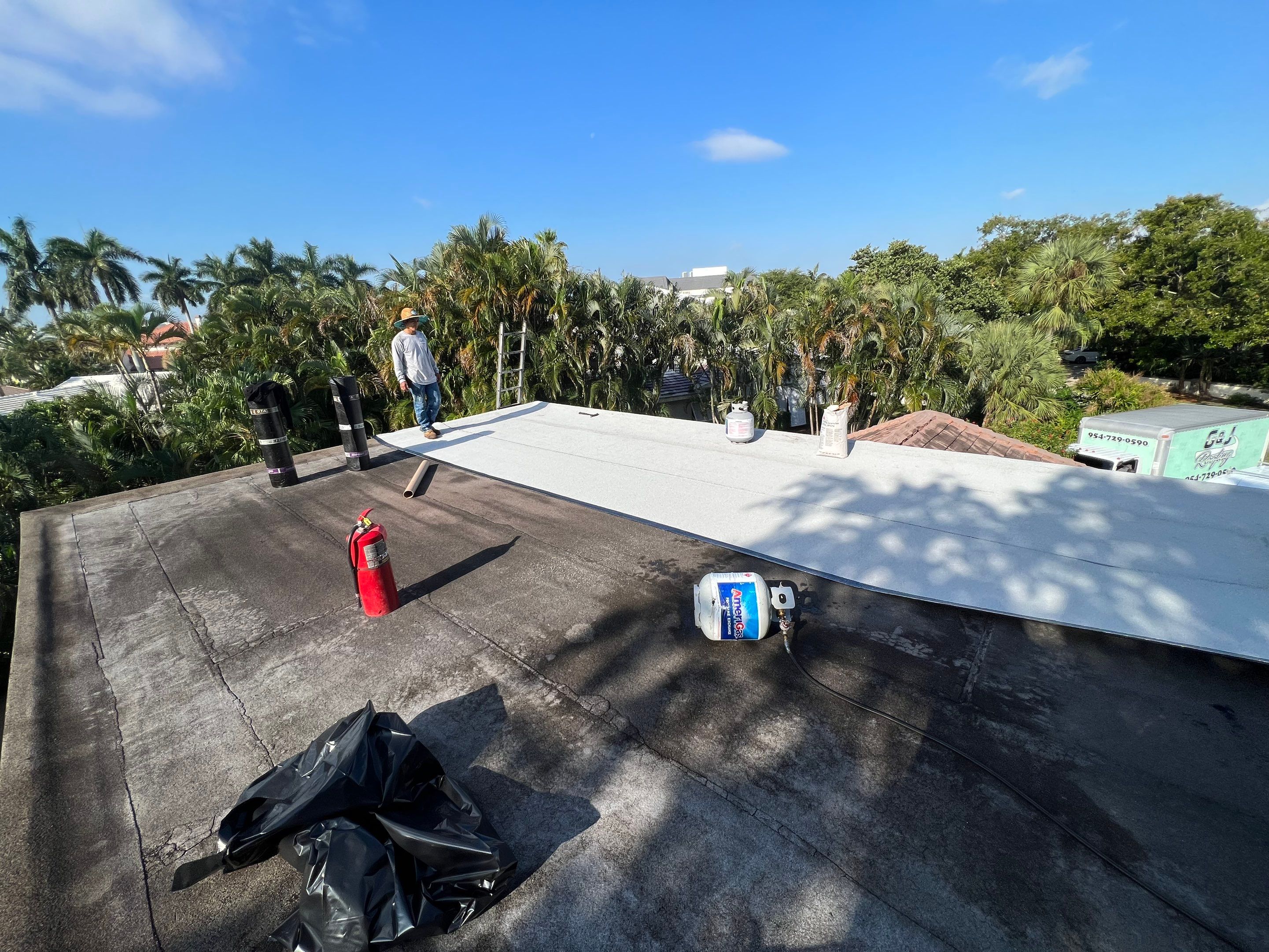 Gatehouse Rd., Sea Ranch Lakes, FL (Skylight Repair) by G&J Roofing 