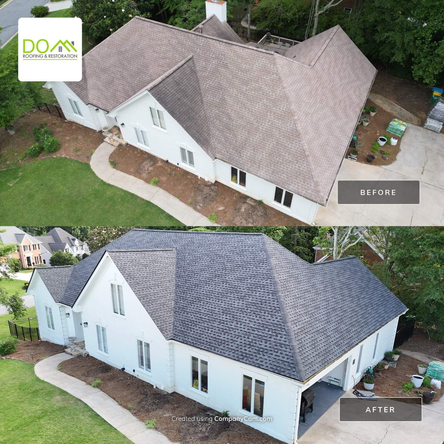  Lackland Court  Norcross Roof Replacement  by Dom Roofing & Restoration
