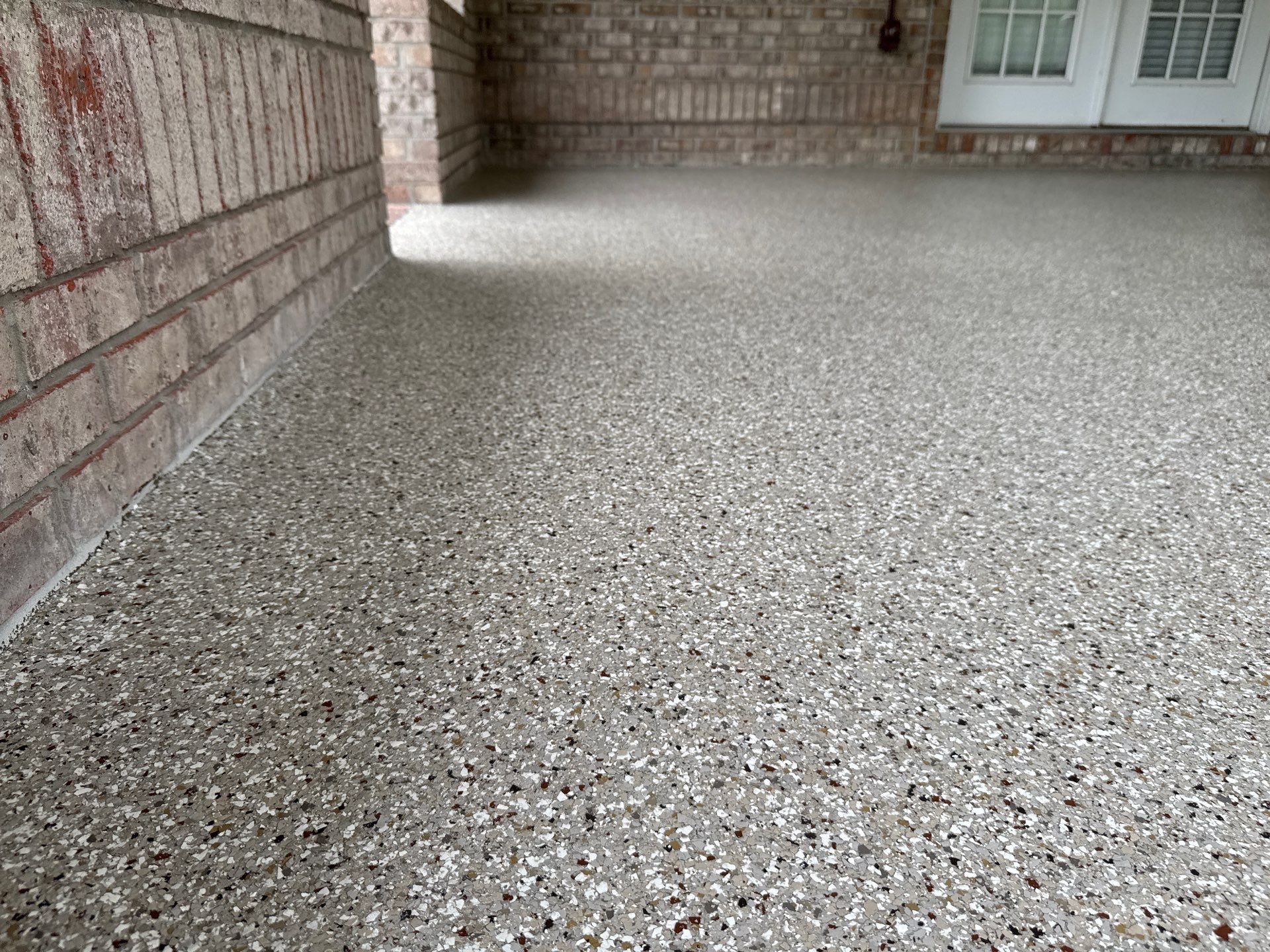 Patio Project in Lake City, FL in Pebble Beach by Cross Creek Concrete Coatings