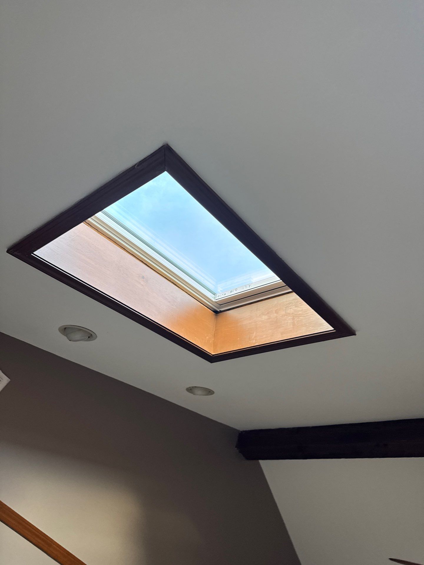 Tewksbury Dual Skylight Replacement with Solar Shades by Mighty Dog Roofing of Greater Middlesex County