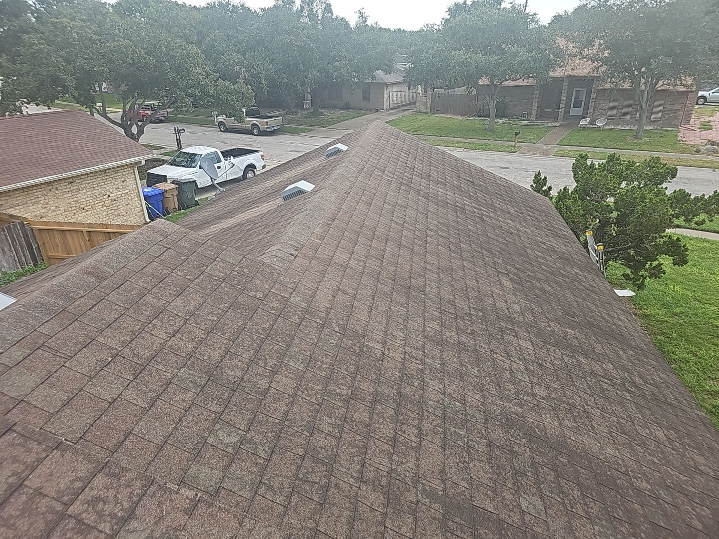 Residential Roofing Installation using GAF HDZ Weathered Wood by Lighthouse Roofing