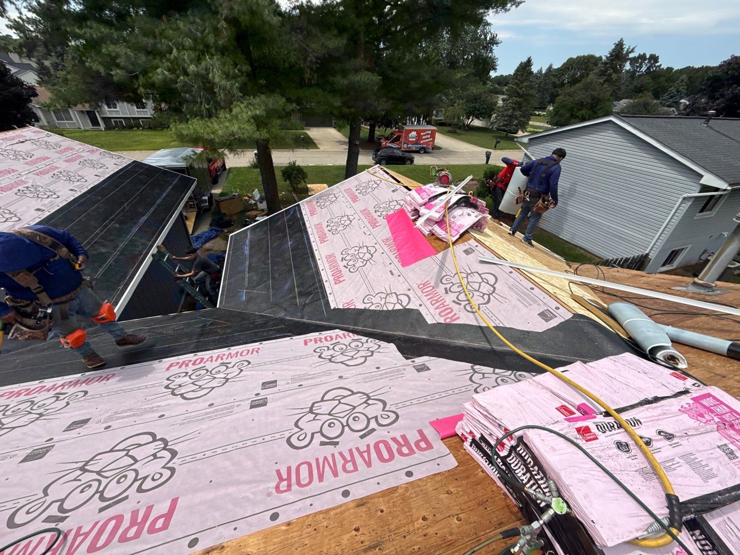 Roof Replacement using Owens Corning Tru Definitions by 180 Contractors