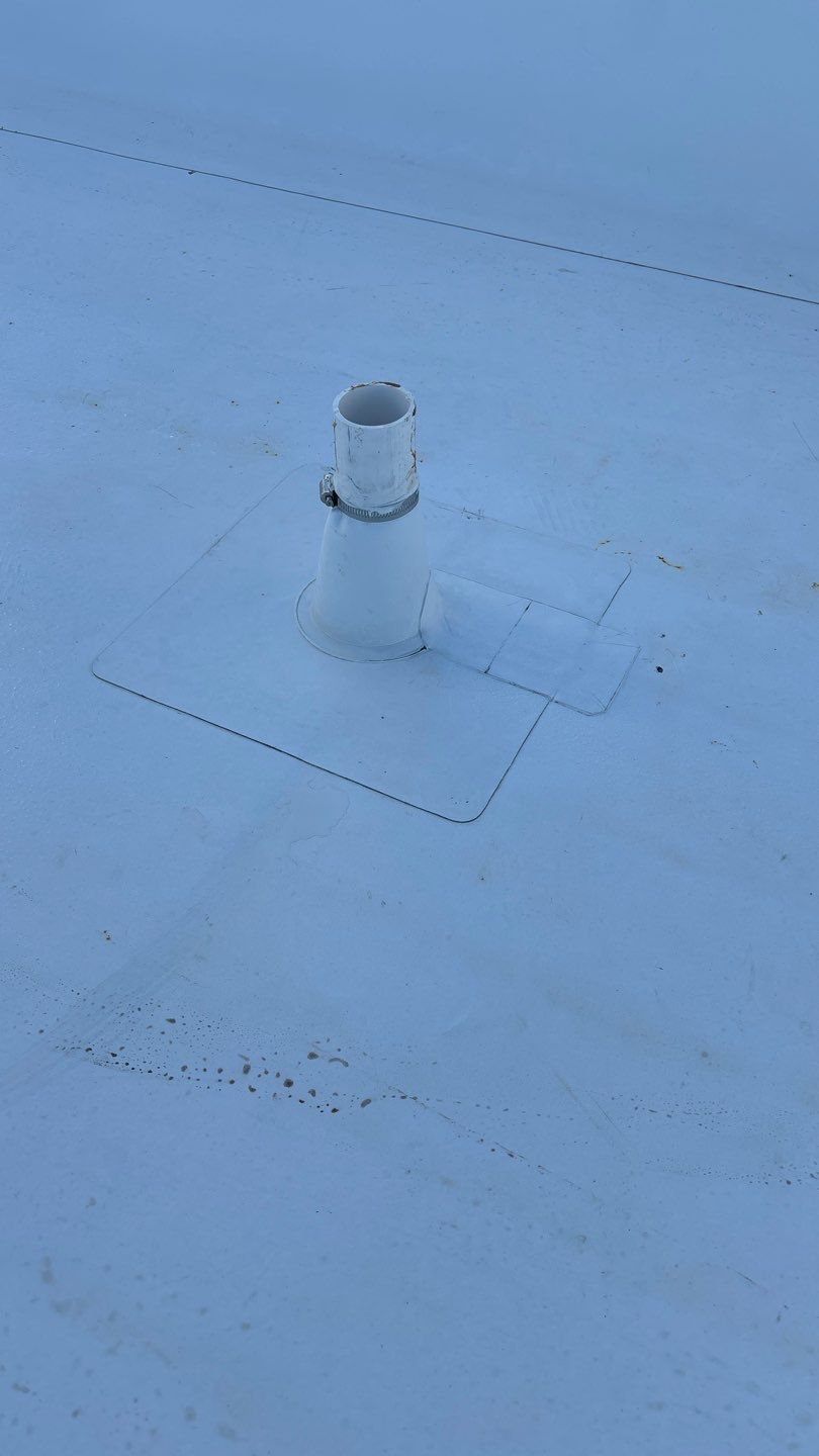 Residential Install of Flat TPO by International Roofing