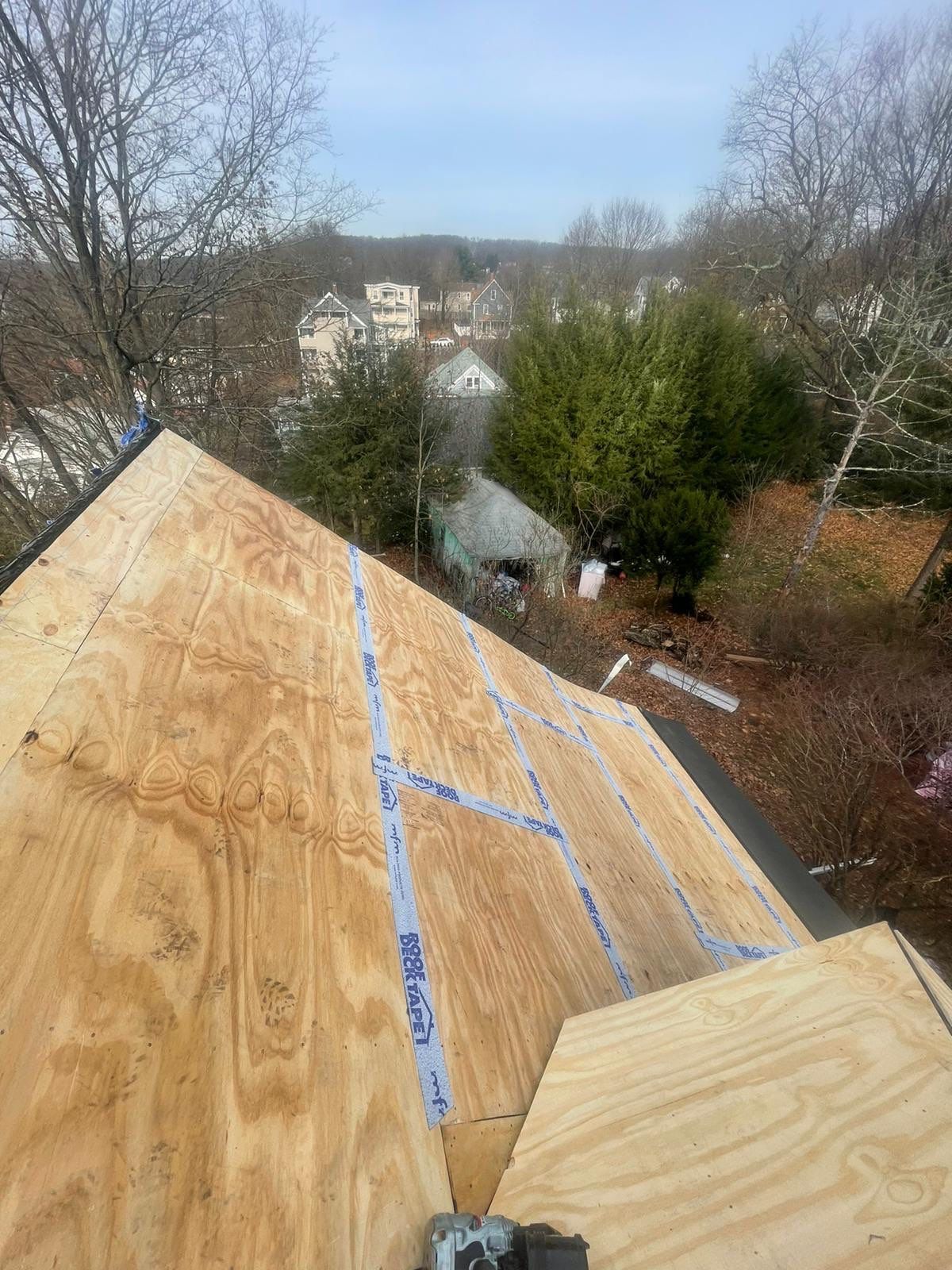 Residential Roofing Installation using Owens Corning TruDefinition Duration - Onyx Black by A Plus Exterior