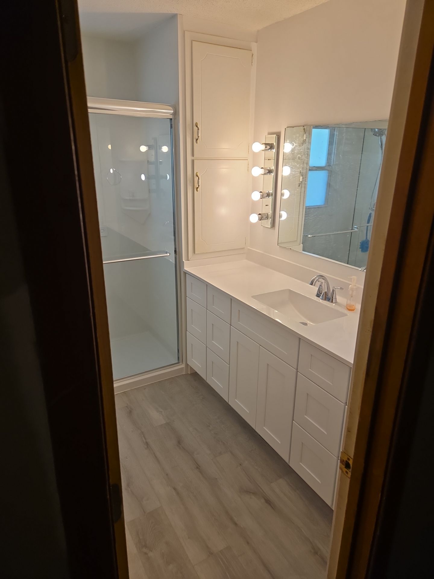 Bathroom Remodel using Shower Door by The Shower Company