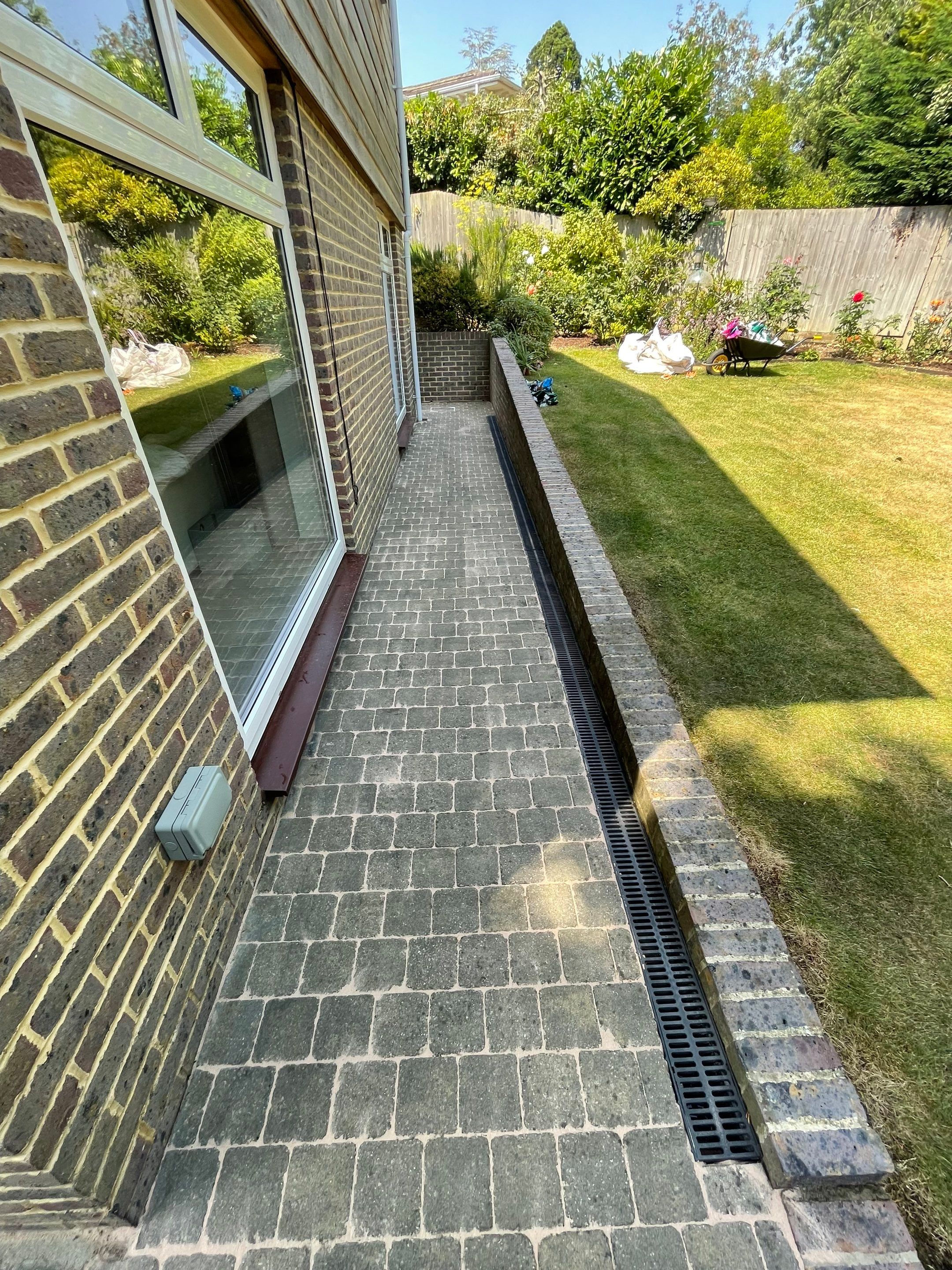 Patio Clean using honda 21 ltr/min by Ges Exterior Cleaning ltd