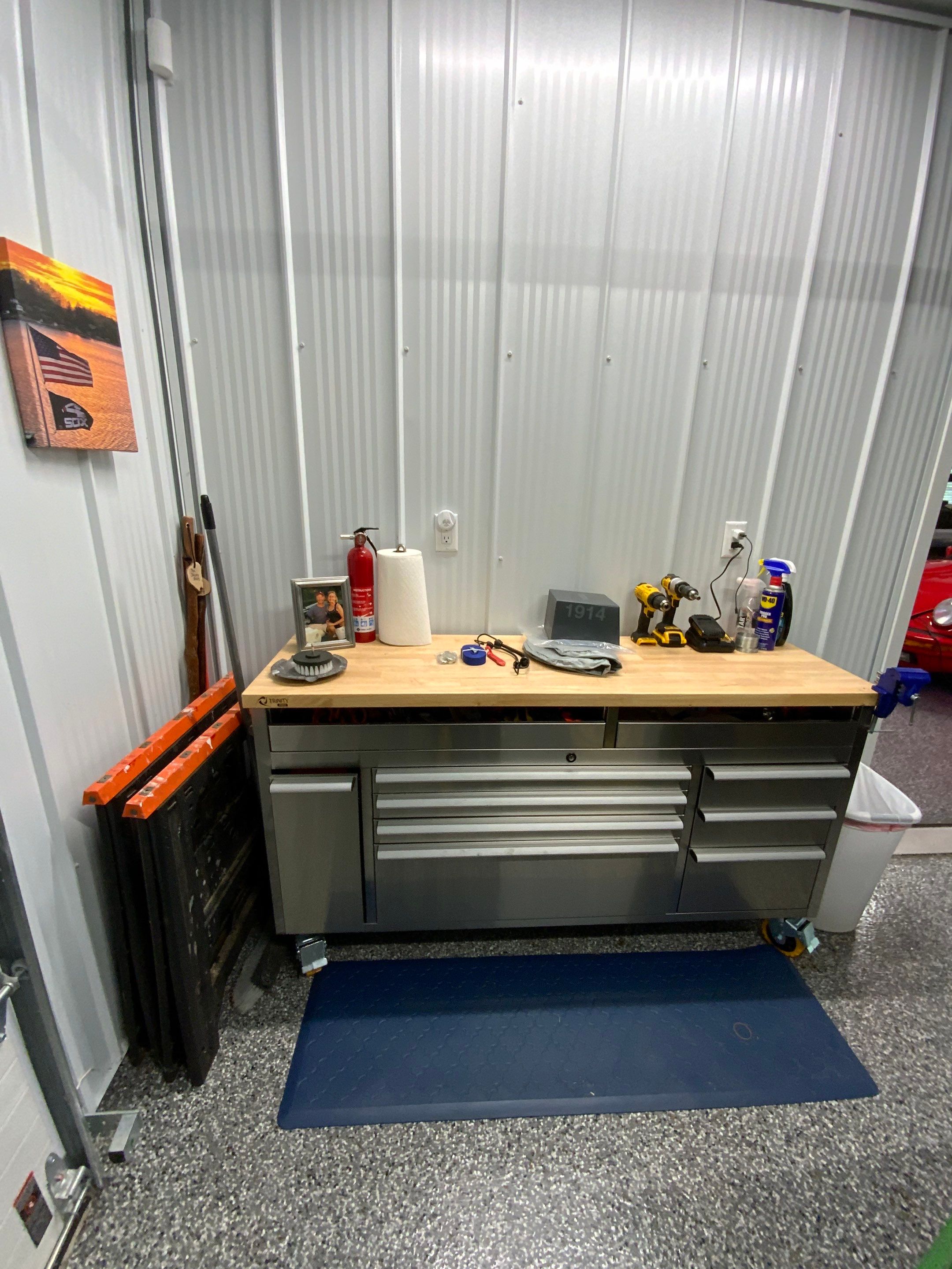 Exciting Garage Transformation in White Pigeon! by Innovative Spaces / Innovative Concrete Coatings