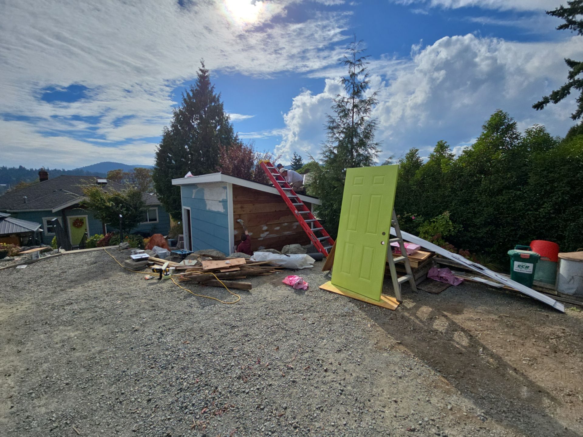 Backyard Transformation — Custom Shed, Paver Patio & Retaining Wall by Habanero Garden and Exterior Care