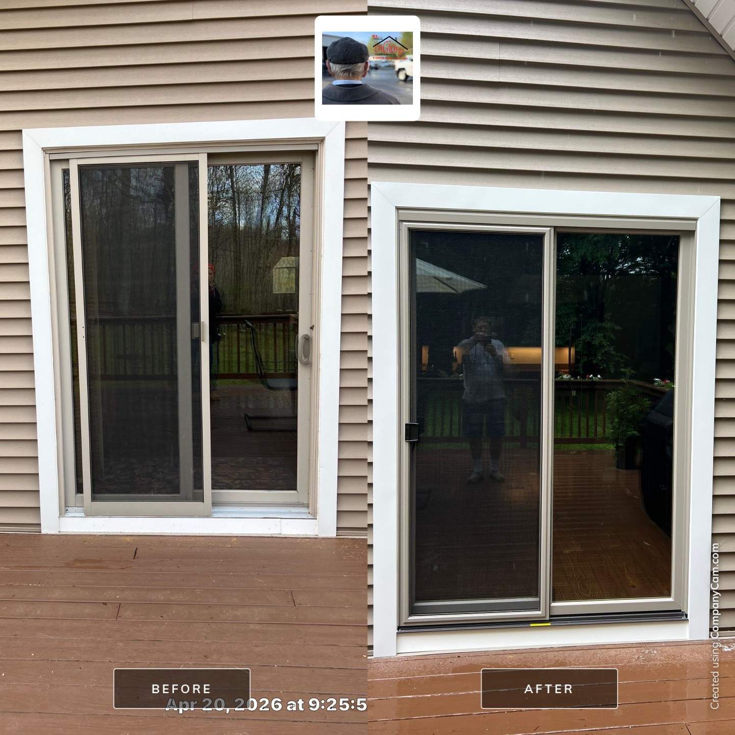 Seamless Infinity by Marvin Patio Door Installation by DiGiorgi Roofing and Siding Inc