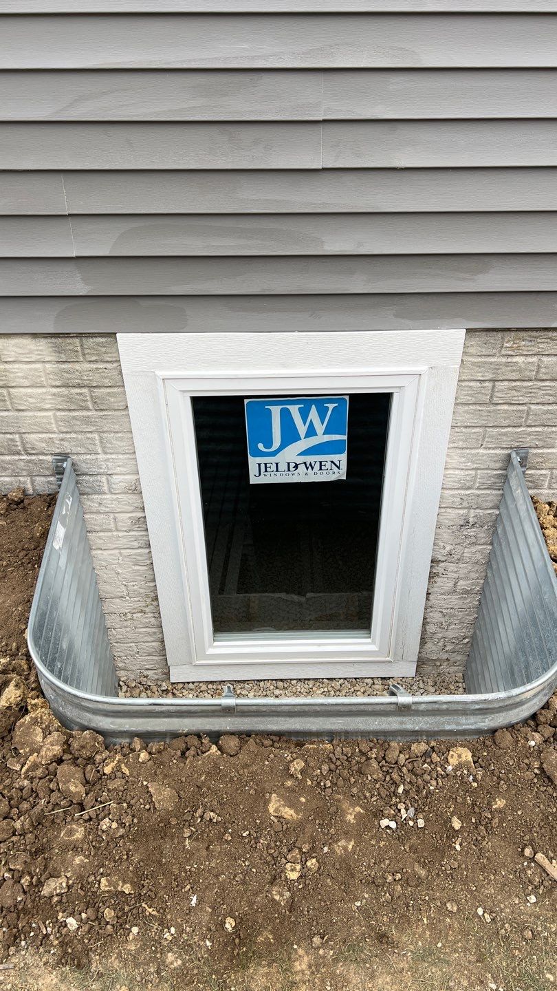 Egress Installation using 30 x 48 egress window by ACE Waterproofing & Basement Solutions