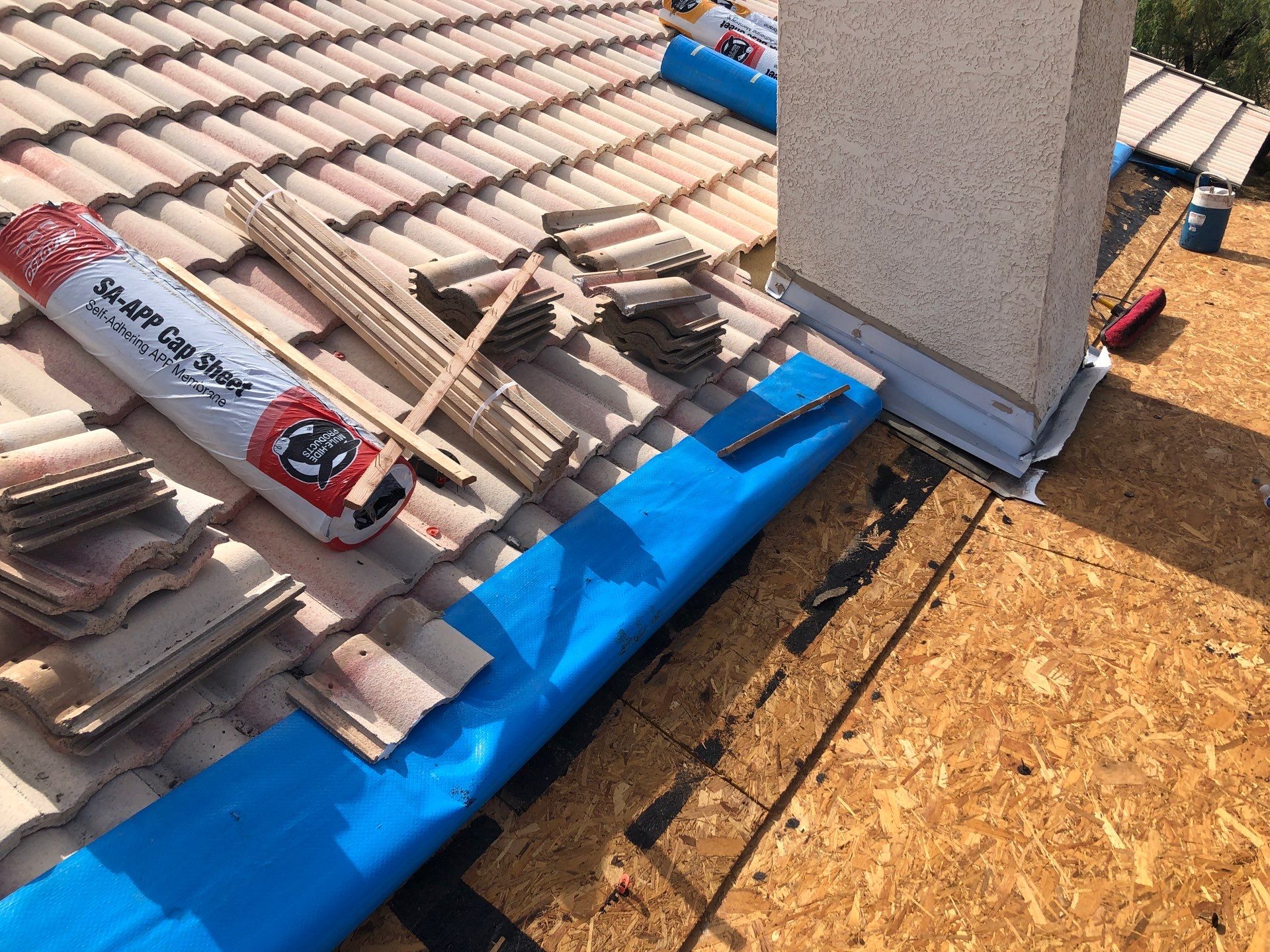 Sunset Rose Clay Tile by Reimagine Roofing
