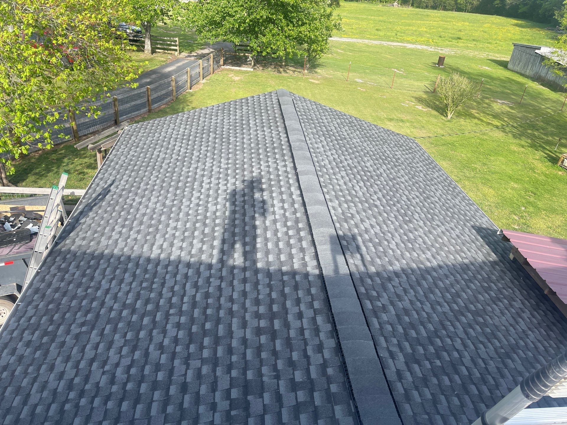 Residential Roofing Installation using GAF Timberline HDZ Charcoal by Undersun Roofing 