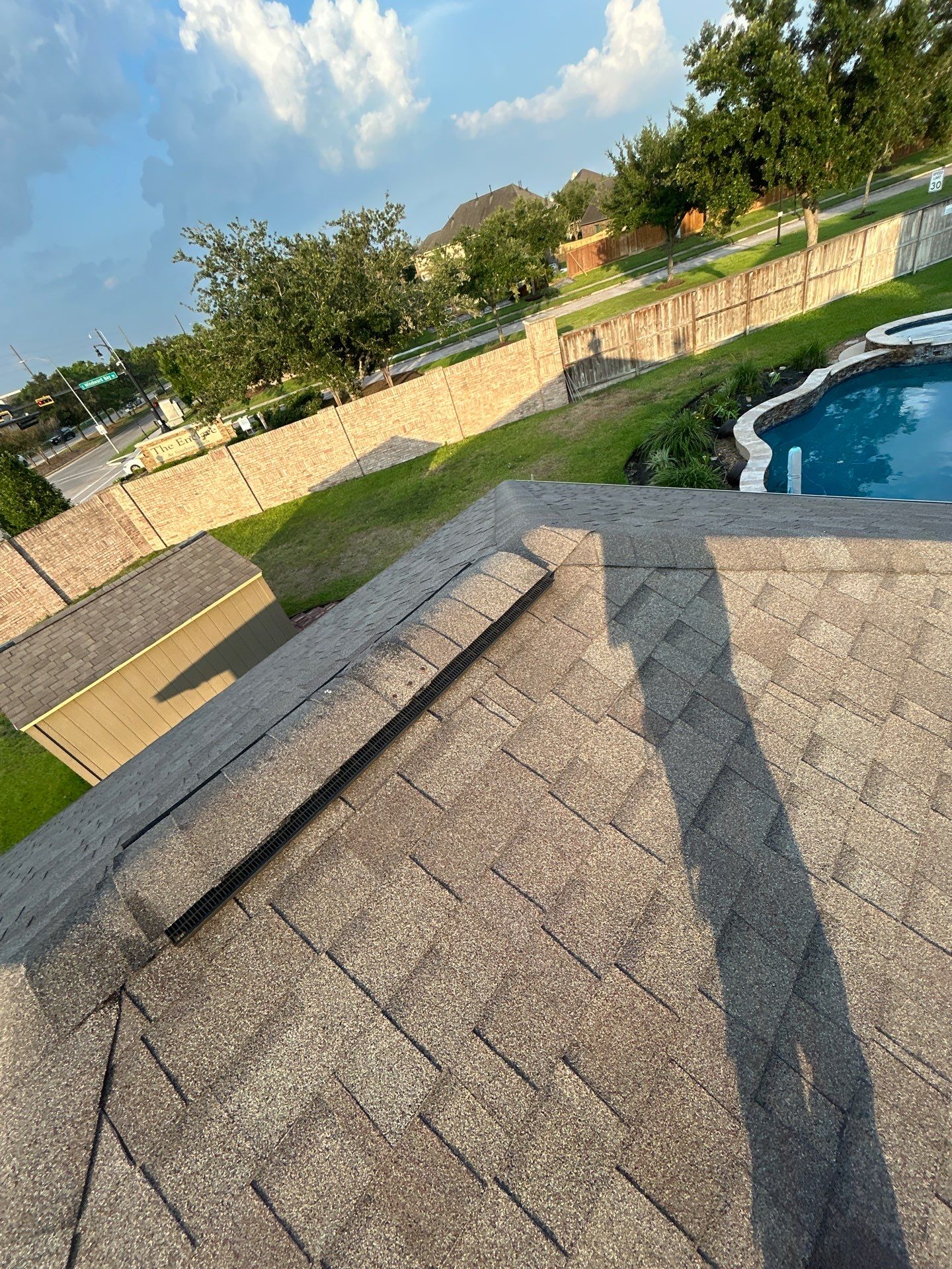 Hail Damage using Owen's Corning Duration (Lifetime) Shingles by Roof Repair Company
