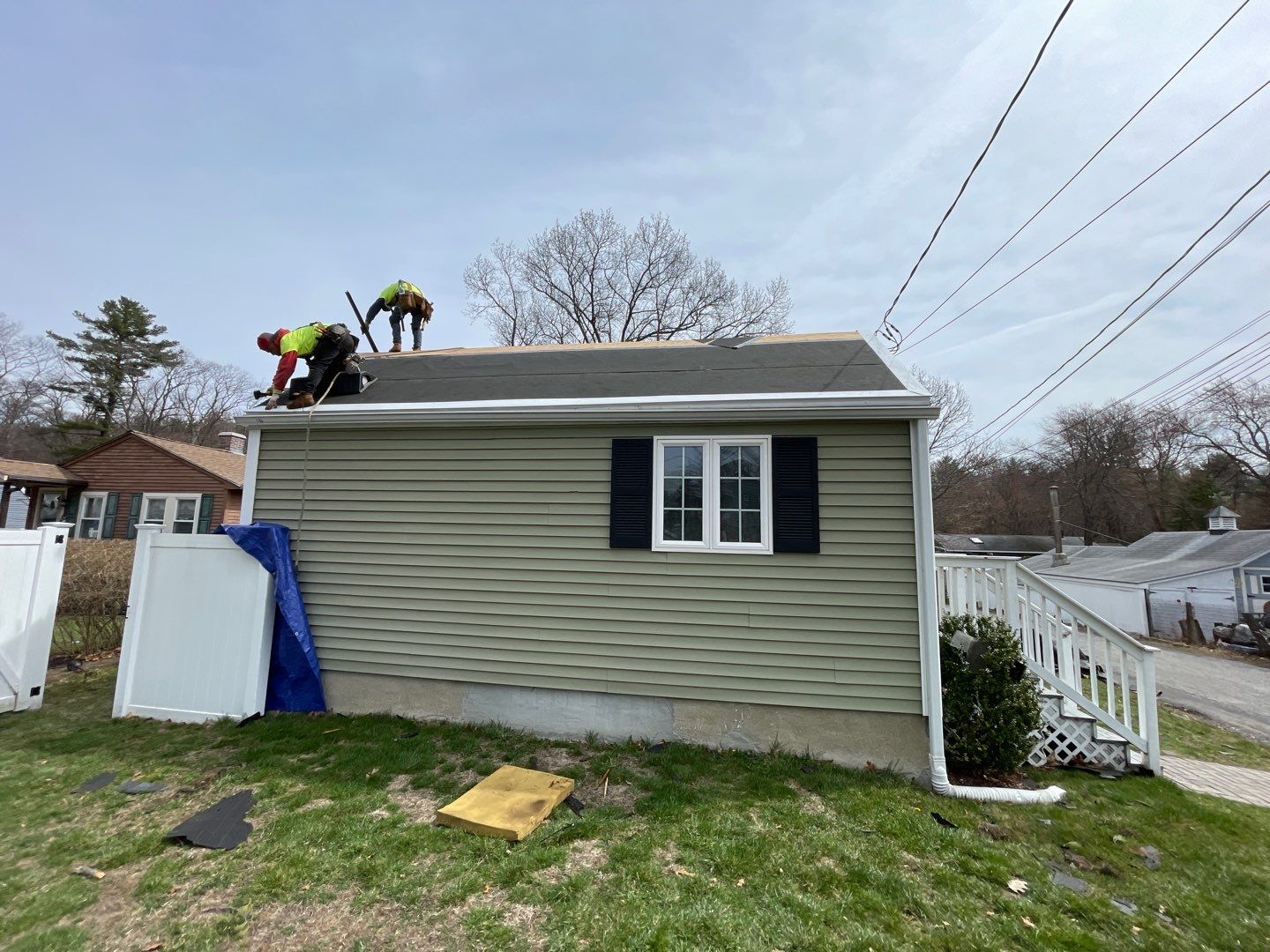 Residential Roofing Installation using GAF Timberline HDZ by Sensible Home Solutions