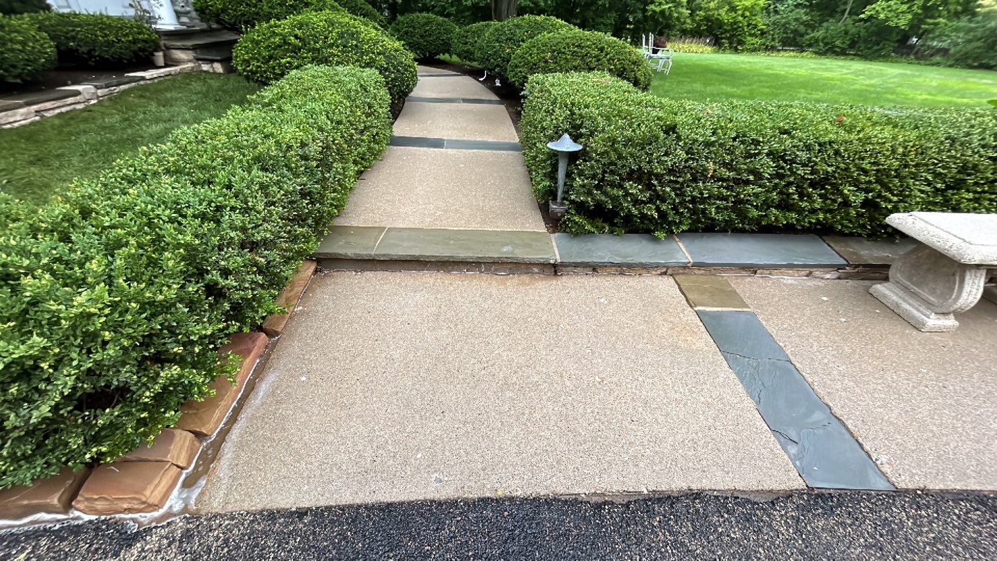 Housewashing  using Algaecide, soft wash soap by Northern Power Washing LLC.
