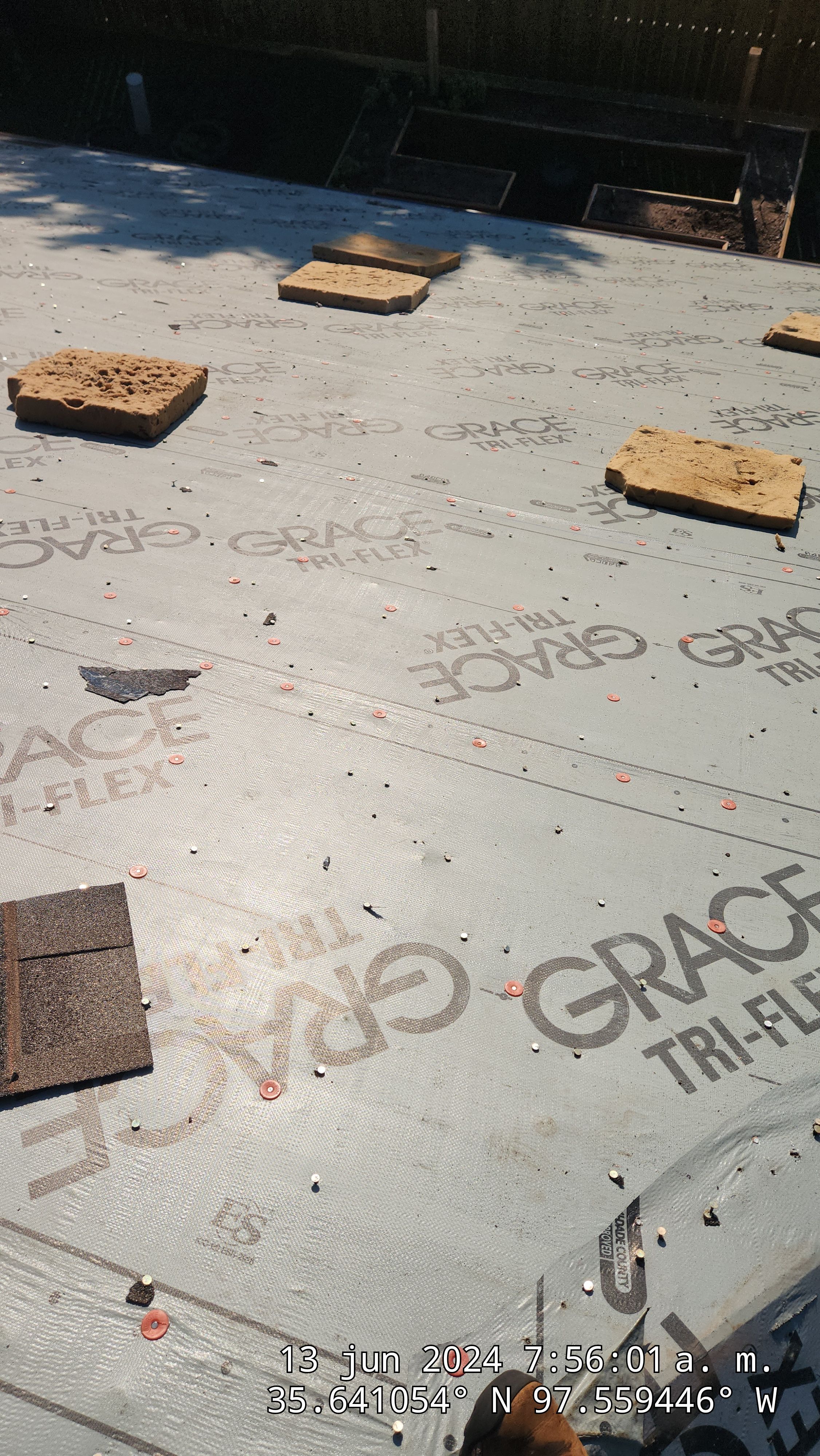 Reroof using GAF HDZ in Charcoal by Castillo Roofing