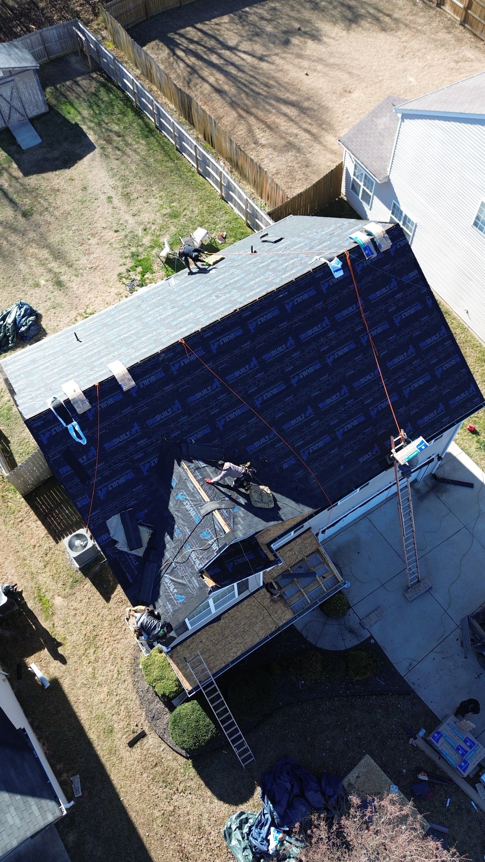 Roof replacement by hail and wind damage by Just Brilliant Restoration JBR