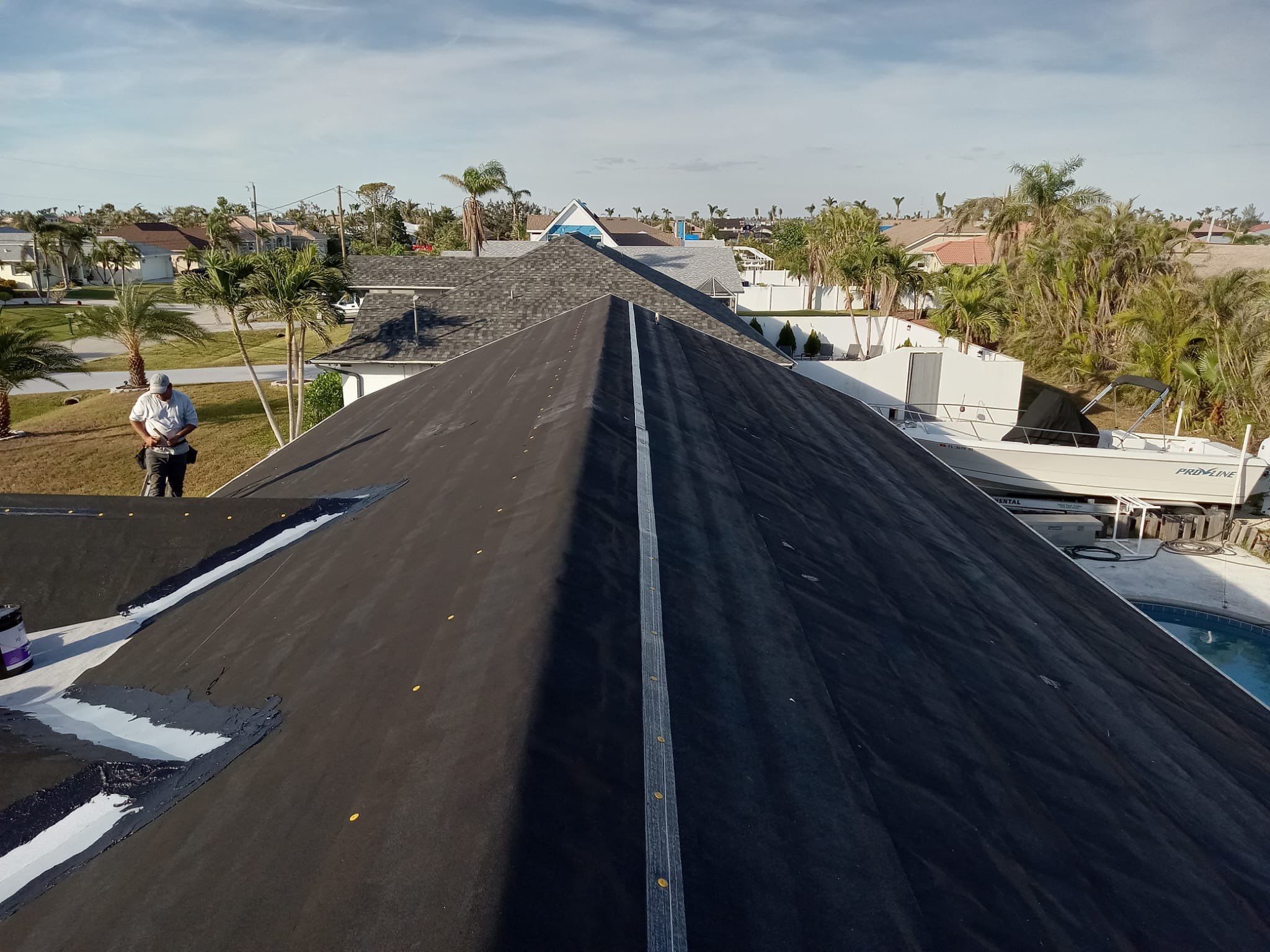 Residential Roofing Installation using Owens Corning Duration Shingles by Four Peaks Roofing