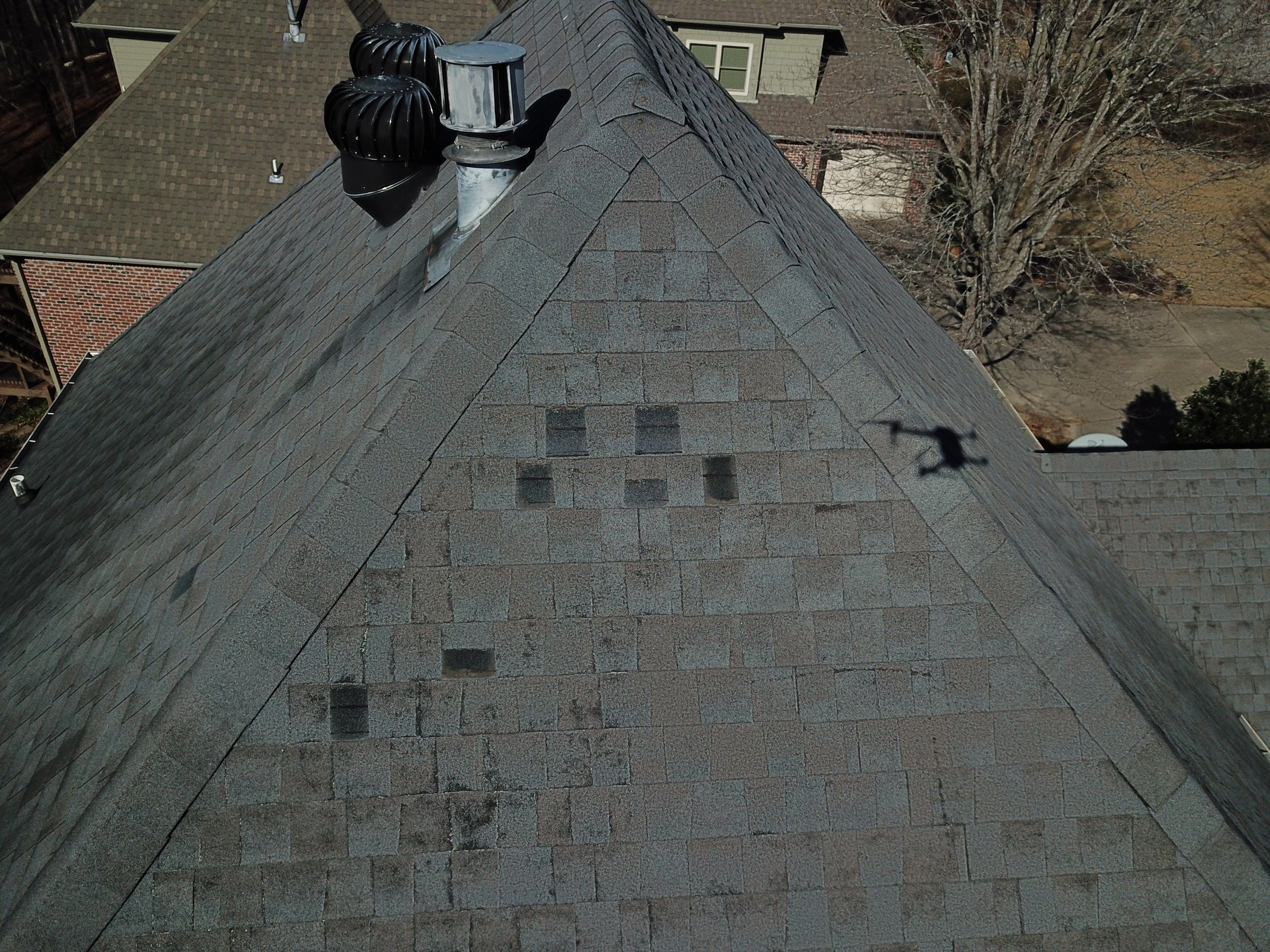 Shingle/Gutter Replacement in Hoover (Weatherwood) by The Roofing Dudes