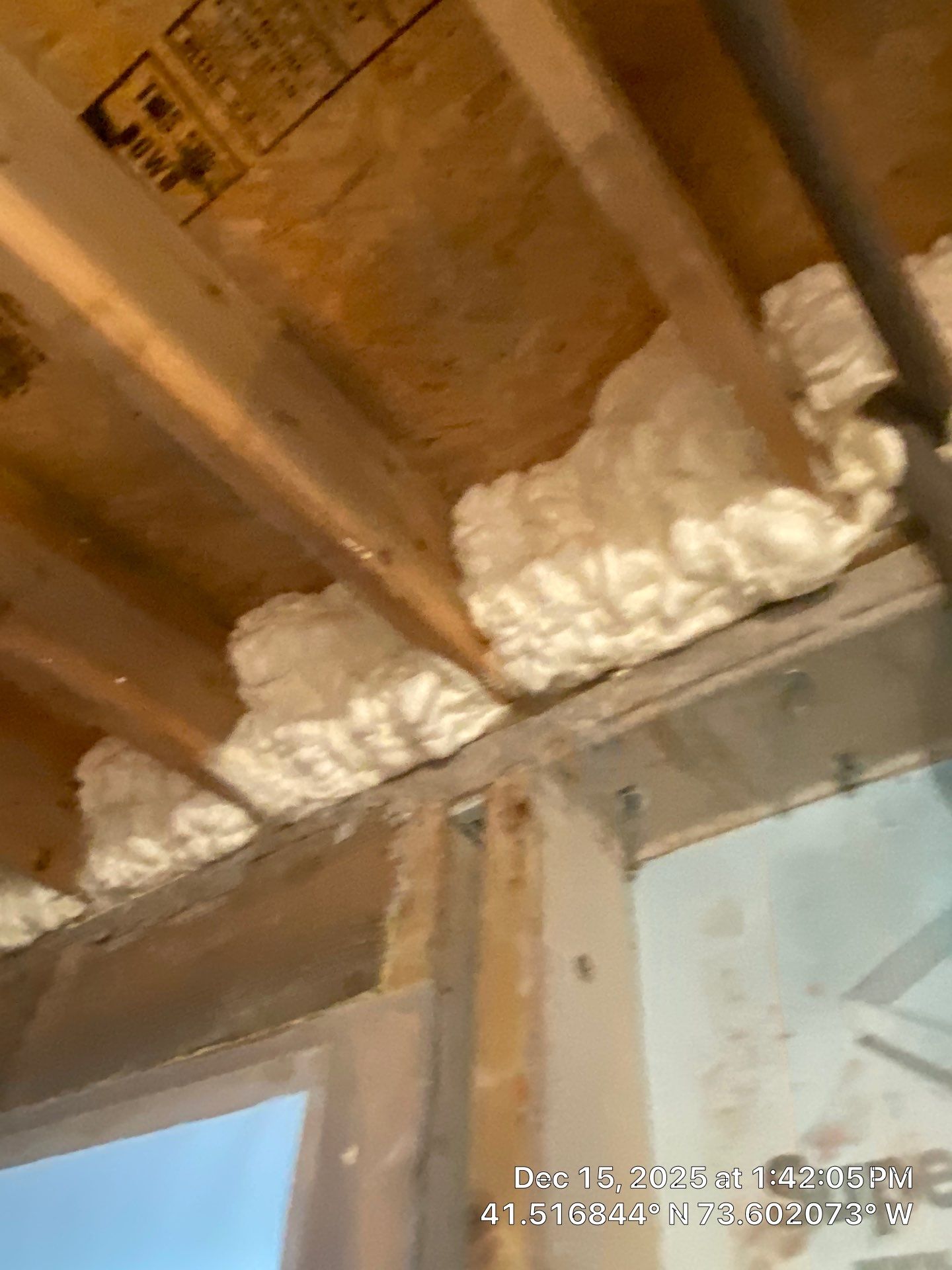 Attic Insulation using open cell spray foam by NYS Foam & Energy