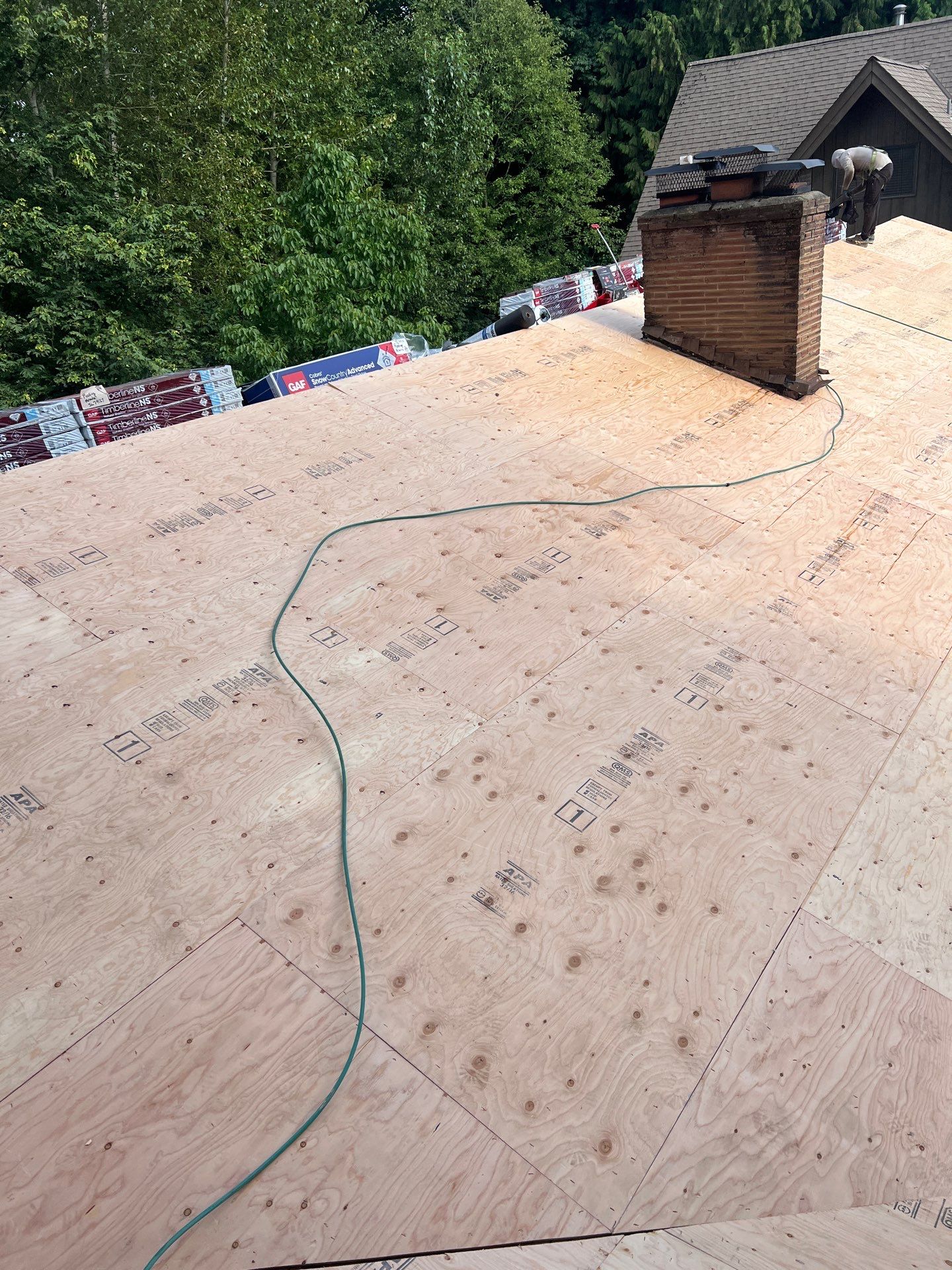 Residential Roofing Installation using GAF HDZ Shingles by Roofing Formula LLC