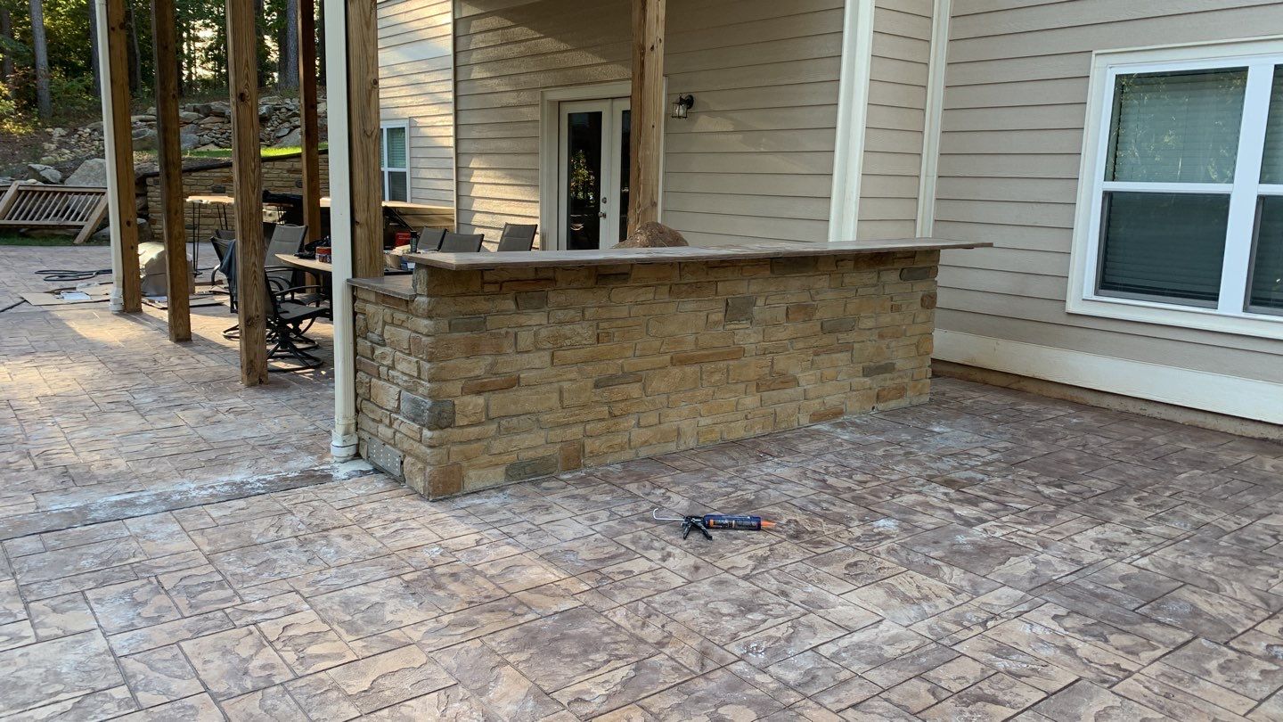 Outdoor Kitchen using Clifrock Panels by Xtreme Concrete Services