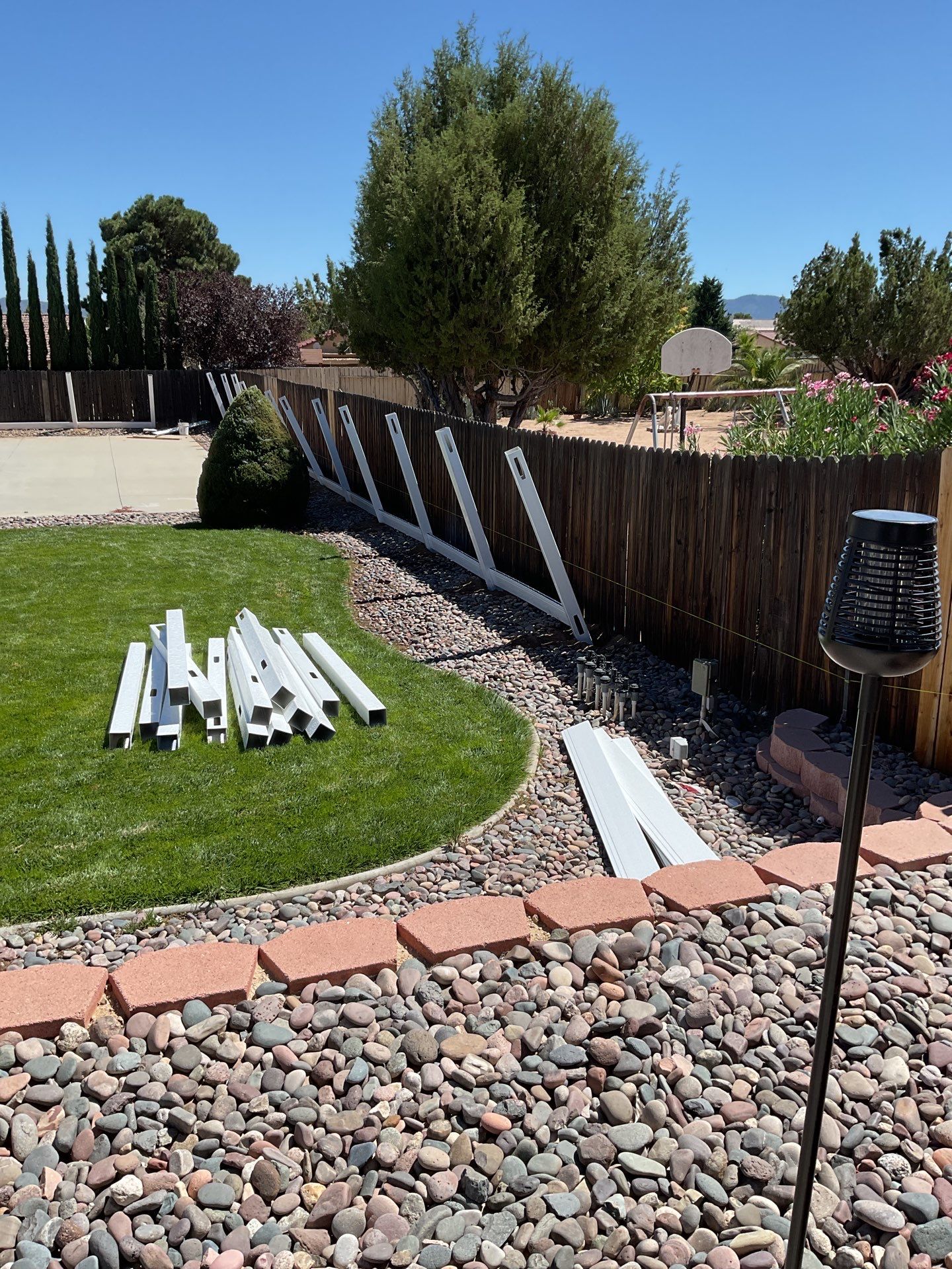 Fence Installation using Vinyl by Fence Guys Inc.