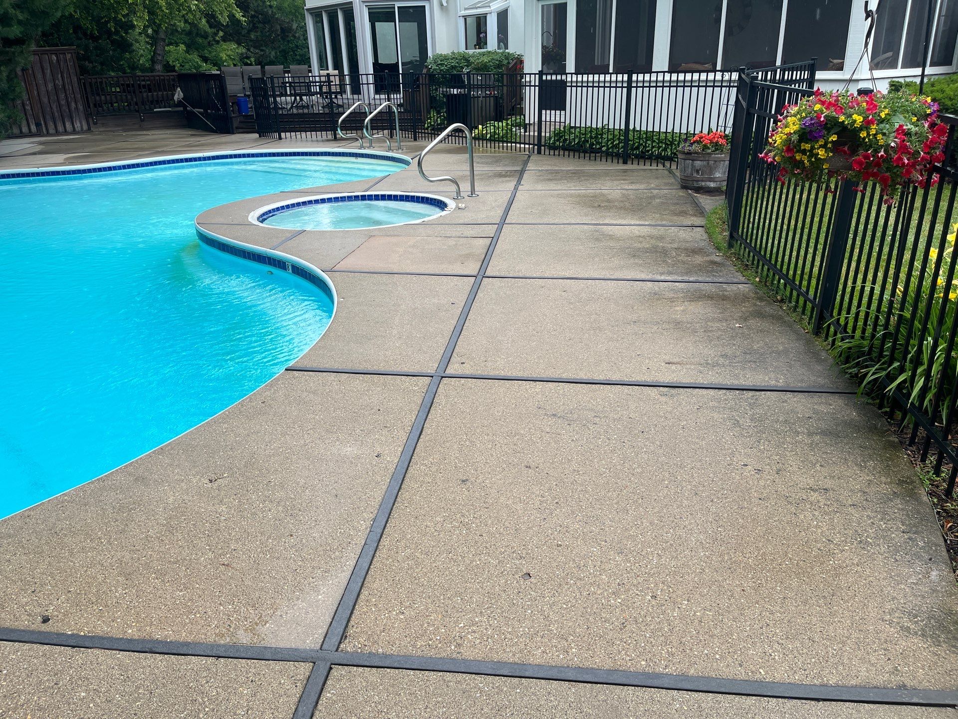 Pool Deck Pressure Washing by Northern Power Washing LLC.