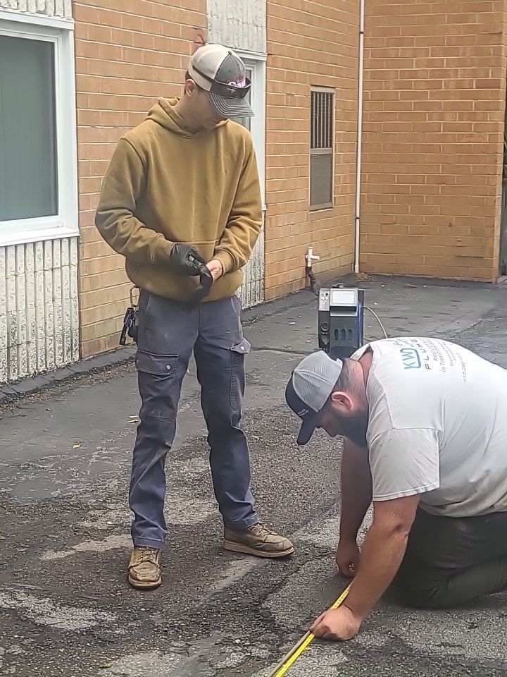 Sewer Repair using Perma-Liner through two manholes by Sureway Comfort John Wilcox Plumbing Heating Cooling
