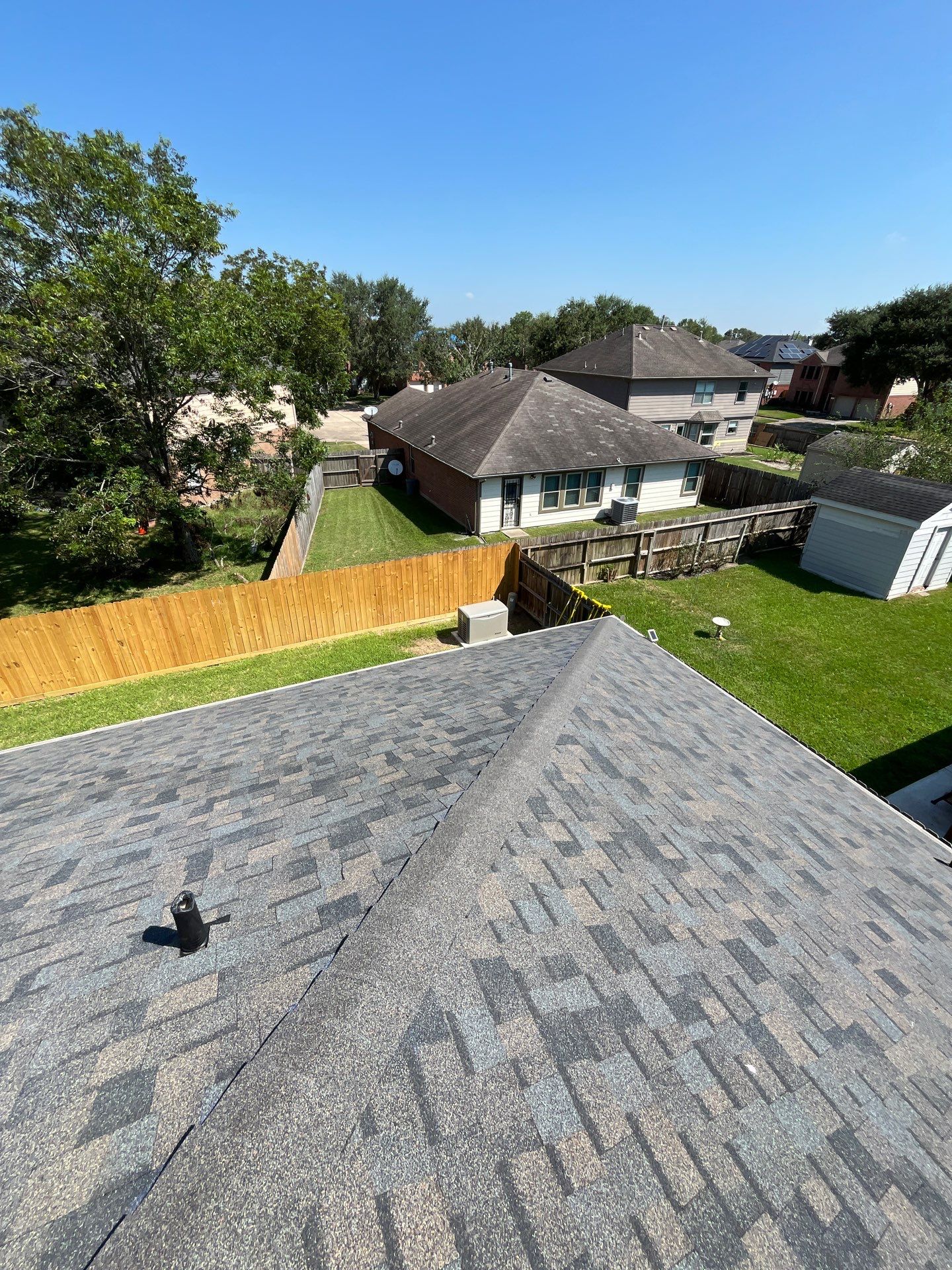 Reroof Project (Post Hurricane Beryl) by Berry Good Roofing 