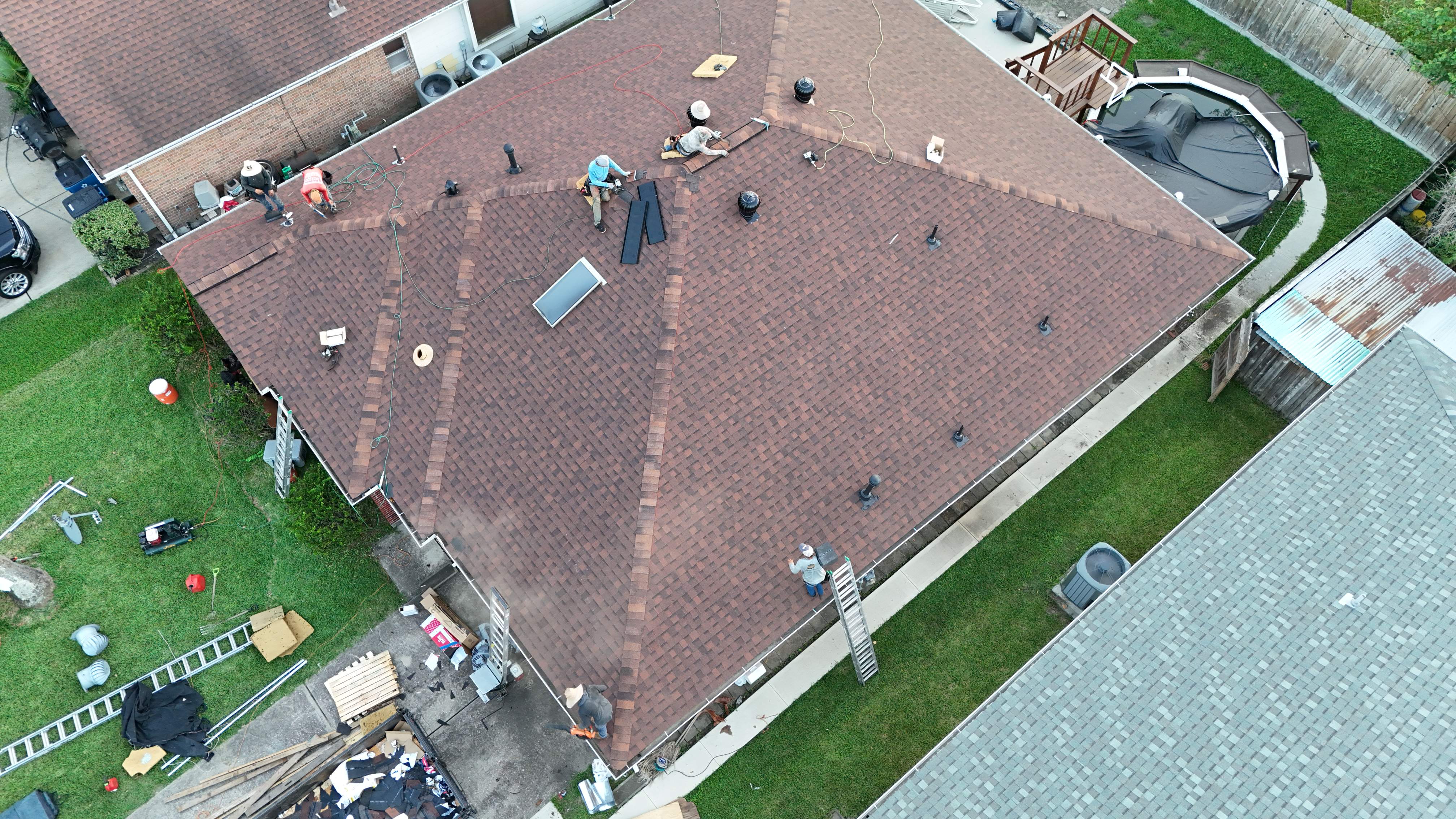 Roof Replacement with Skylights — Channelview, TX by PL Roofing & SB Roofing, LLC.