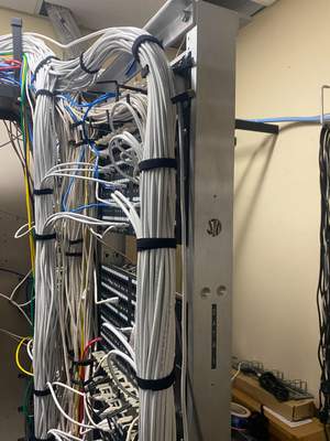 Structured cabling installation by CimaSolutions
