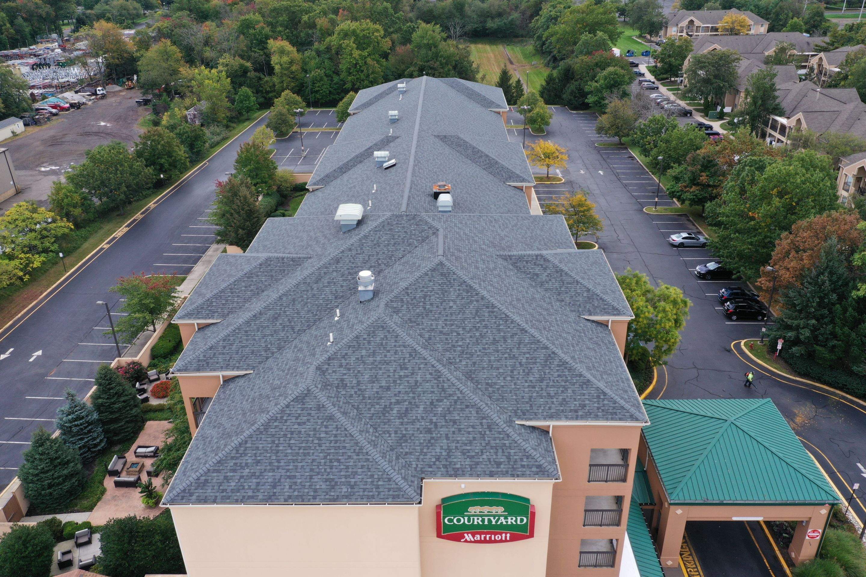 Commercial Roofing Installation using Owens Corning Duration by All Site Roofing