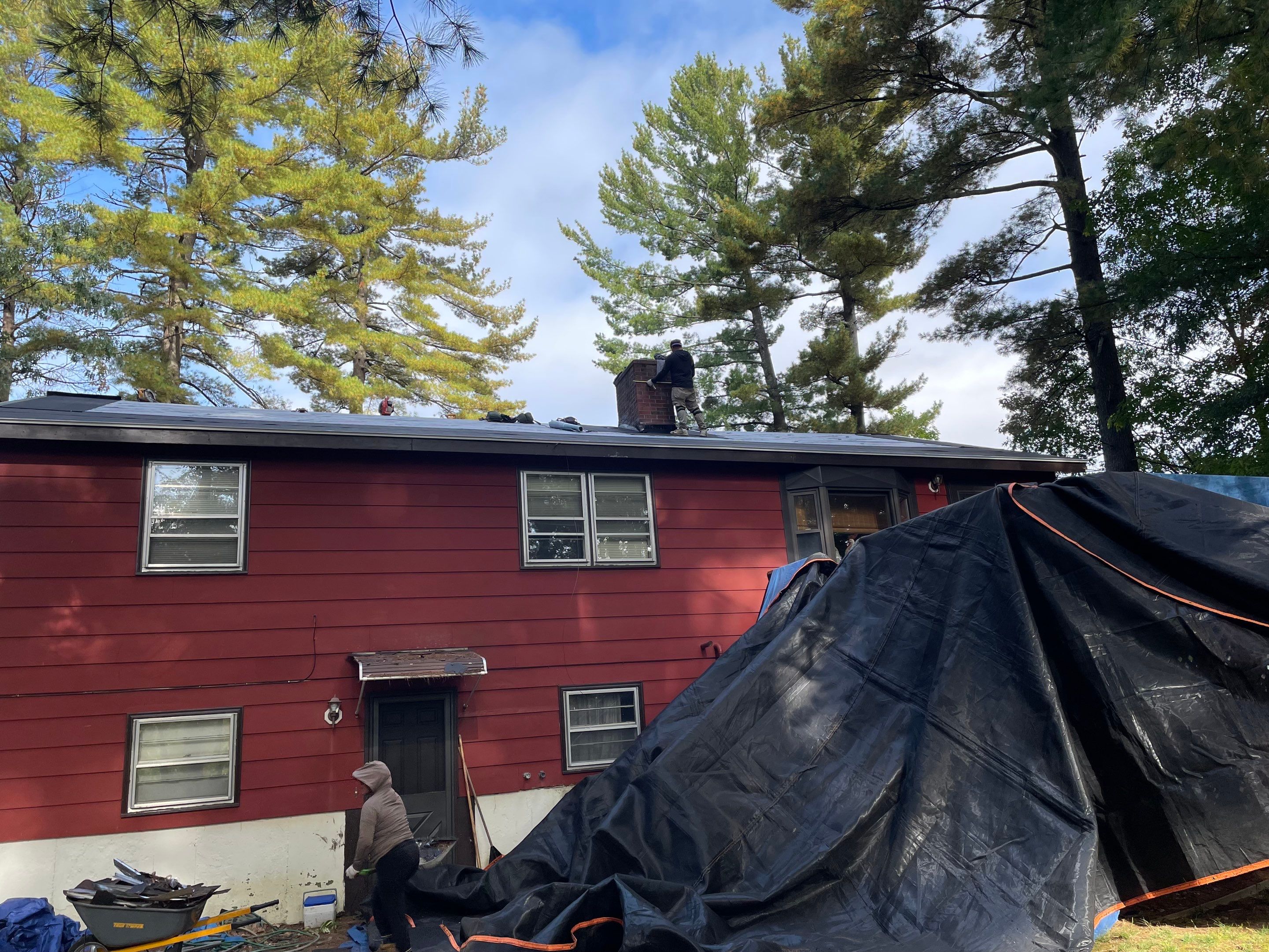Residential Roofing Installation using GAF Timberline HDZ by Sensible Home Solutions