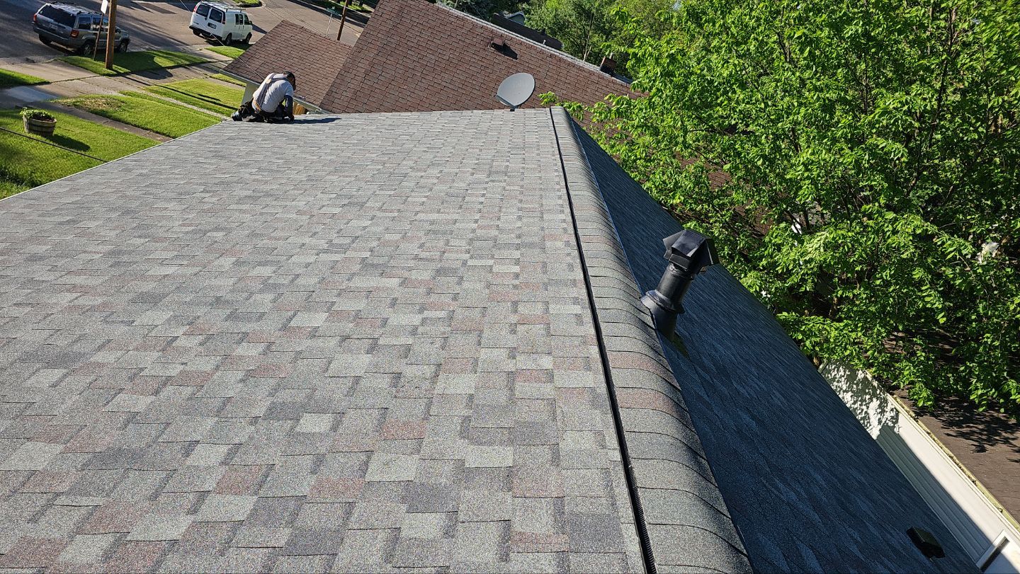 Atlas Pinnacle, Color, Summer Storm, Drip Edge, Color, Black by Eagle Eye Roofing