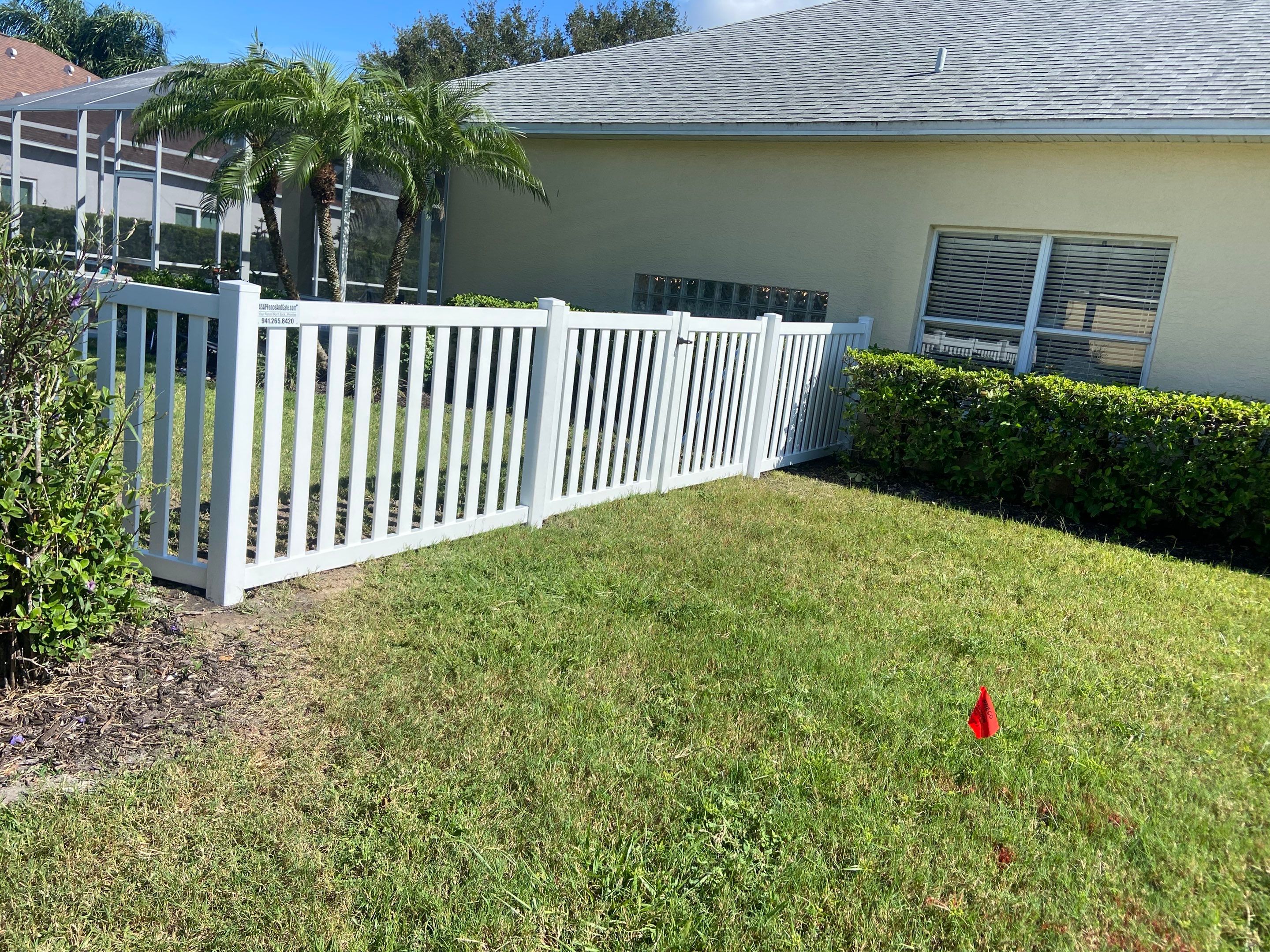 Vinyl Picket Fence Installation using Vinyl Picket Fence by Asap fence and gates, LLC