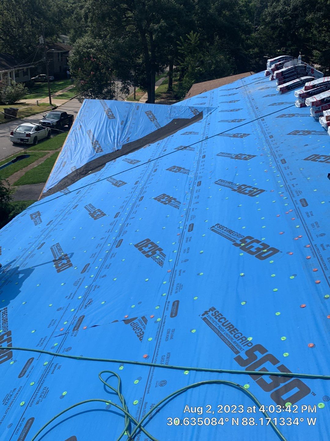 Residential Roofing Installation using Roof Replacement by American Roofing & Construction LLC