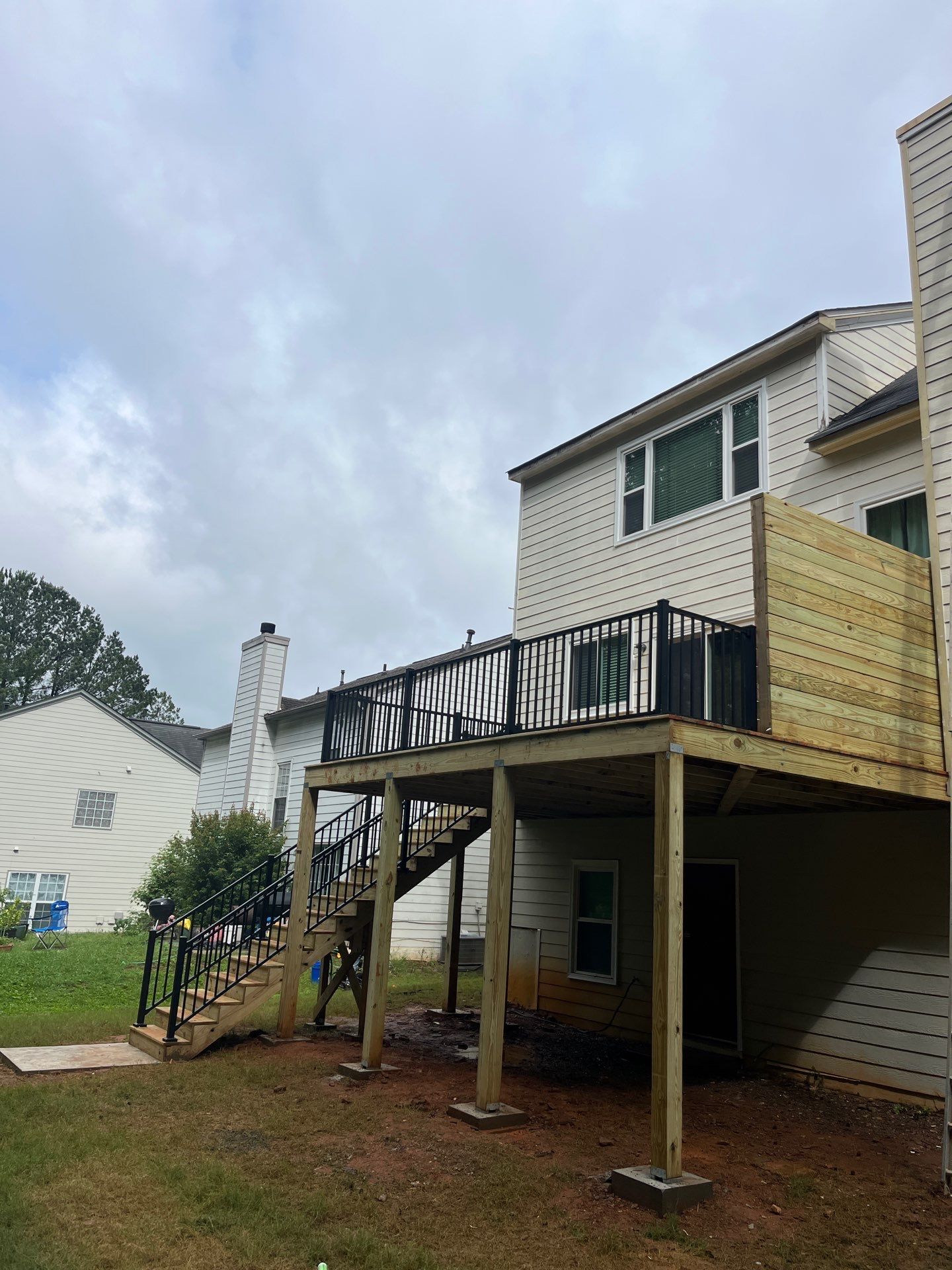 Siding Replacement, Exterior Painting, and Deck Build in Acworth, GA by Nelson Exteriors